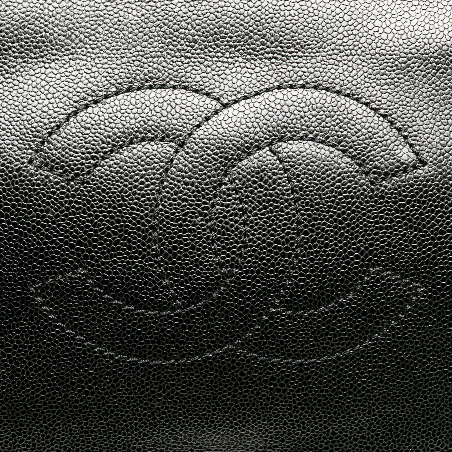 Chanel CC Caviar Tote Black