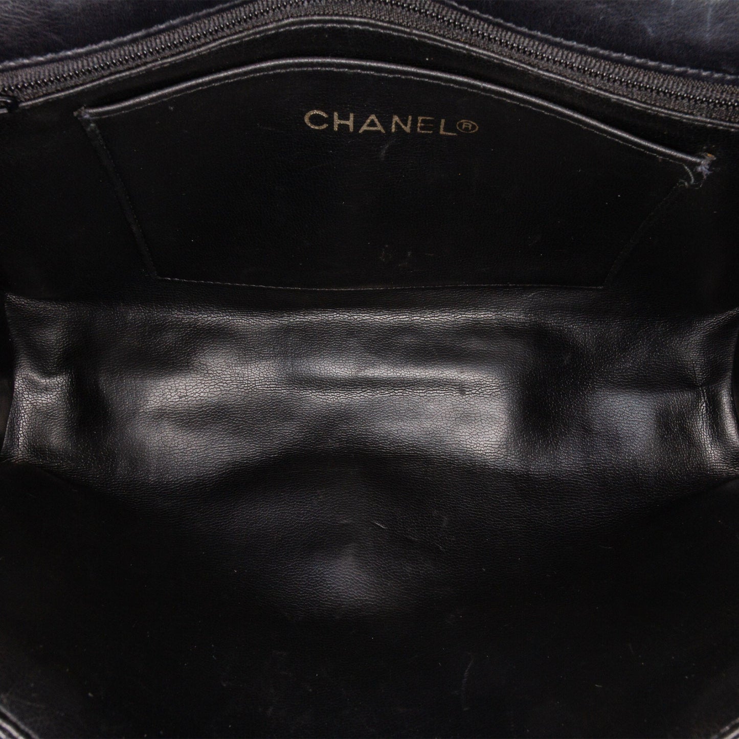 Chanel Small CC Quilted Lambskin Turnlock Full Single Flap Black