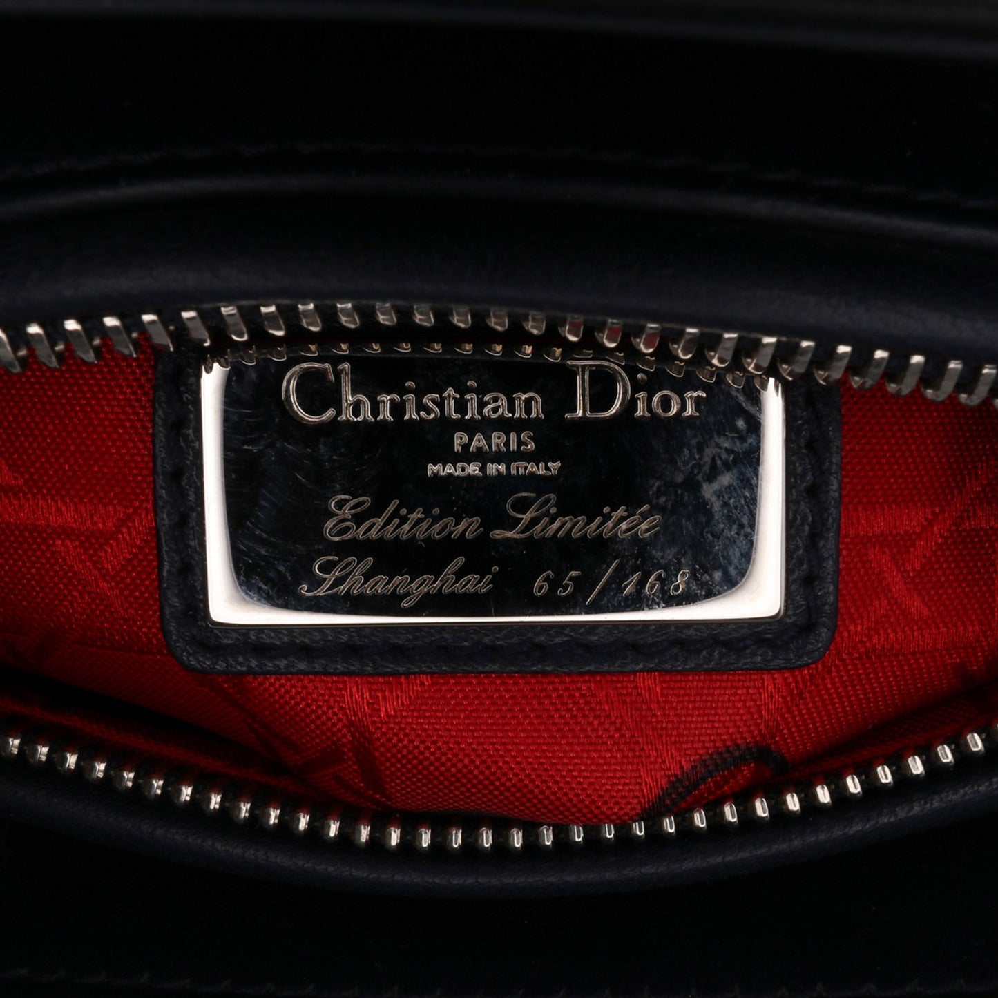 Dior Limited Edition Medium Lambskin Cannage Lady Dior Blue