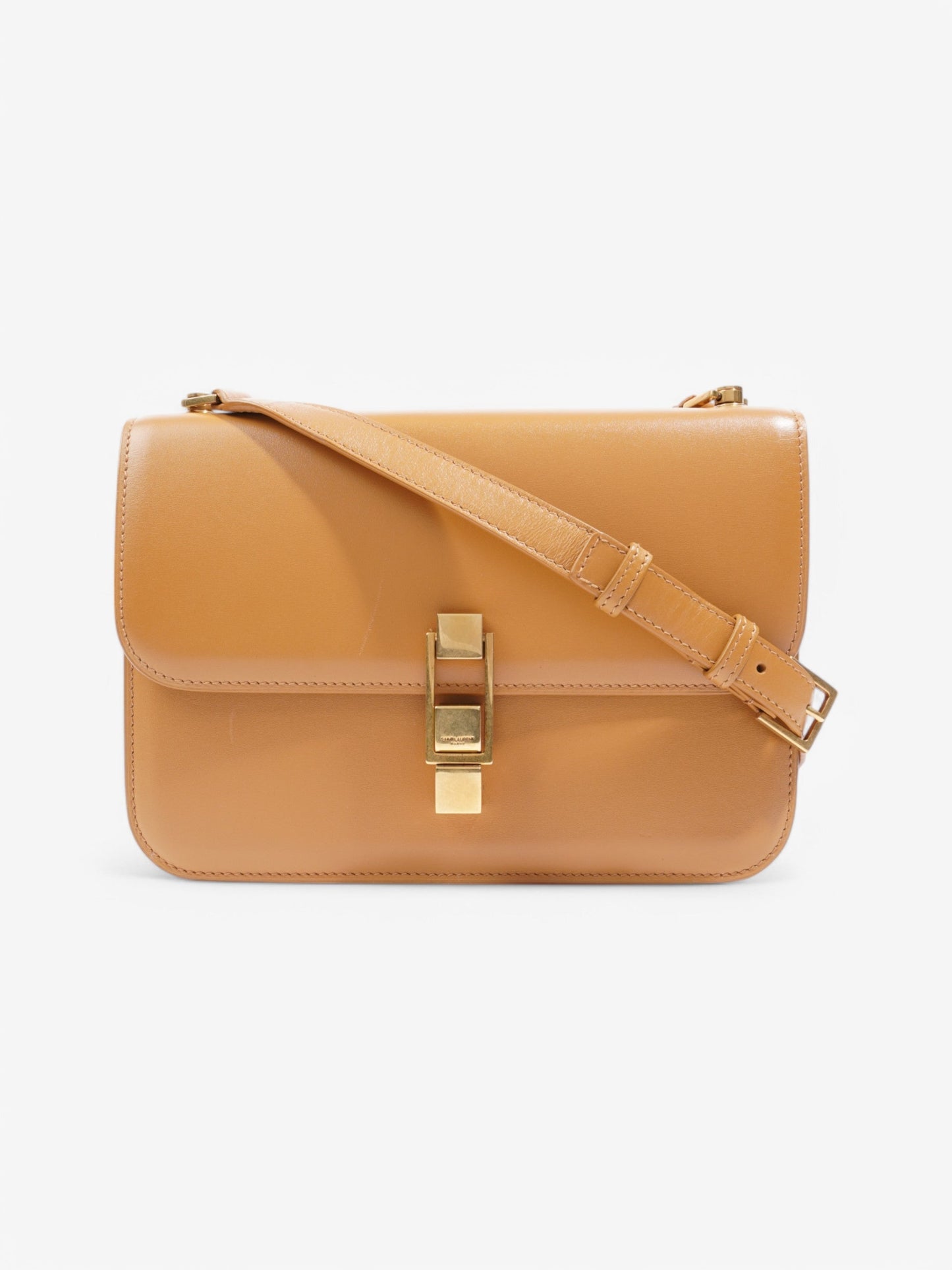 Saint Laurent Le CarrÃ© Caramel Leather Medium