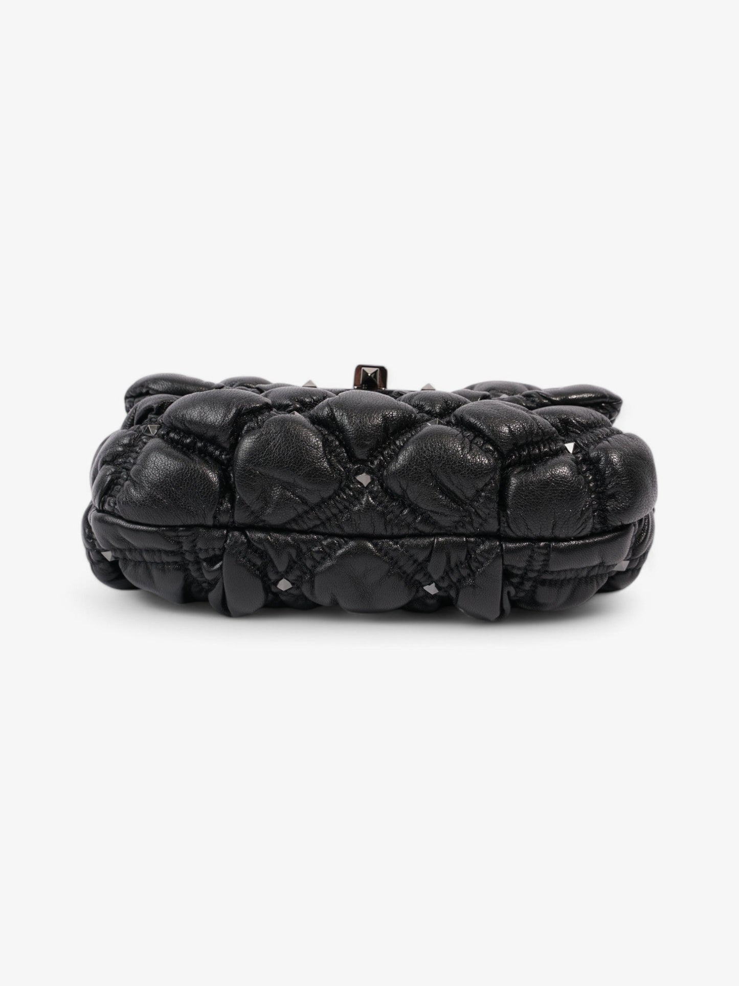 Valentino SpikeMe Black Nappa Leather Small
