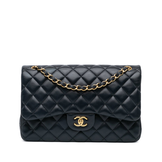 Chanel Jumbo Classic Lambskin Double Flap Black