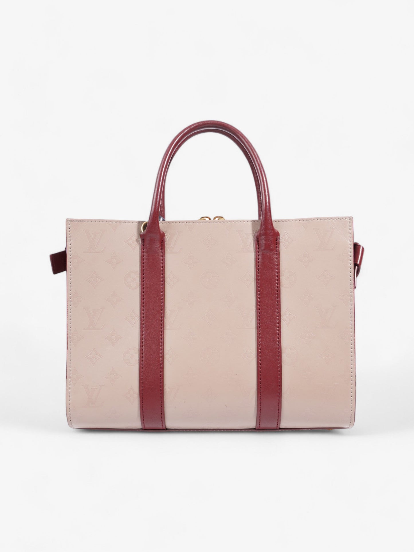 Louis Vuitton Very Tote Blush Pink / Red / Navy Calfskin Leather