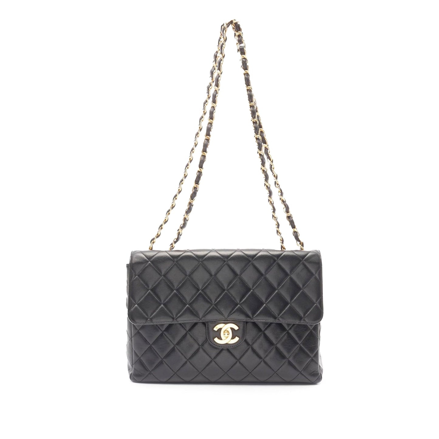 Chanel Jumbo Classic Lambskin Single Flap Black