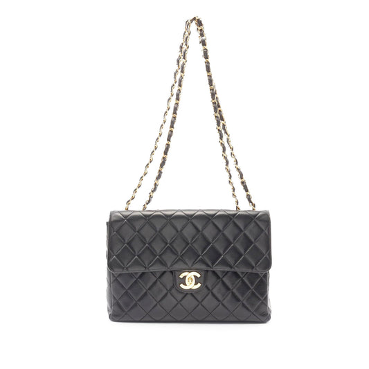 Chanel Jumbo Classic Lambskin Single Flap Black