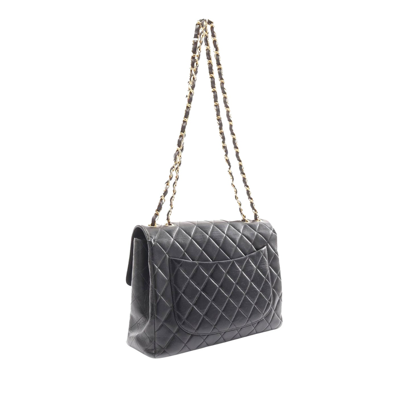 Chanel Jumbo Classic Lambskin Single Flap Black