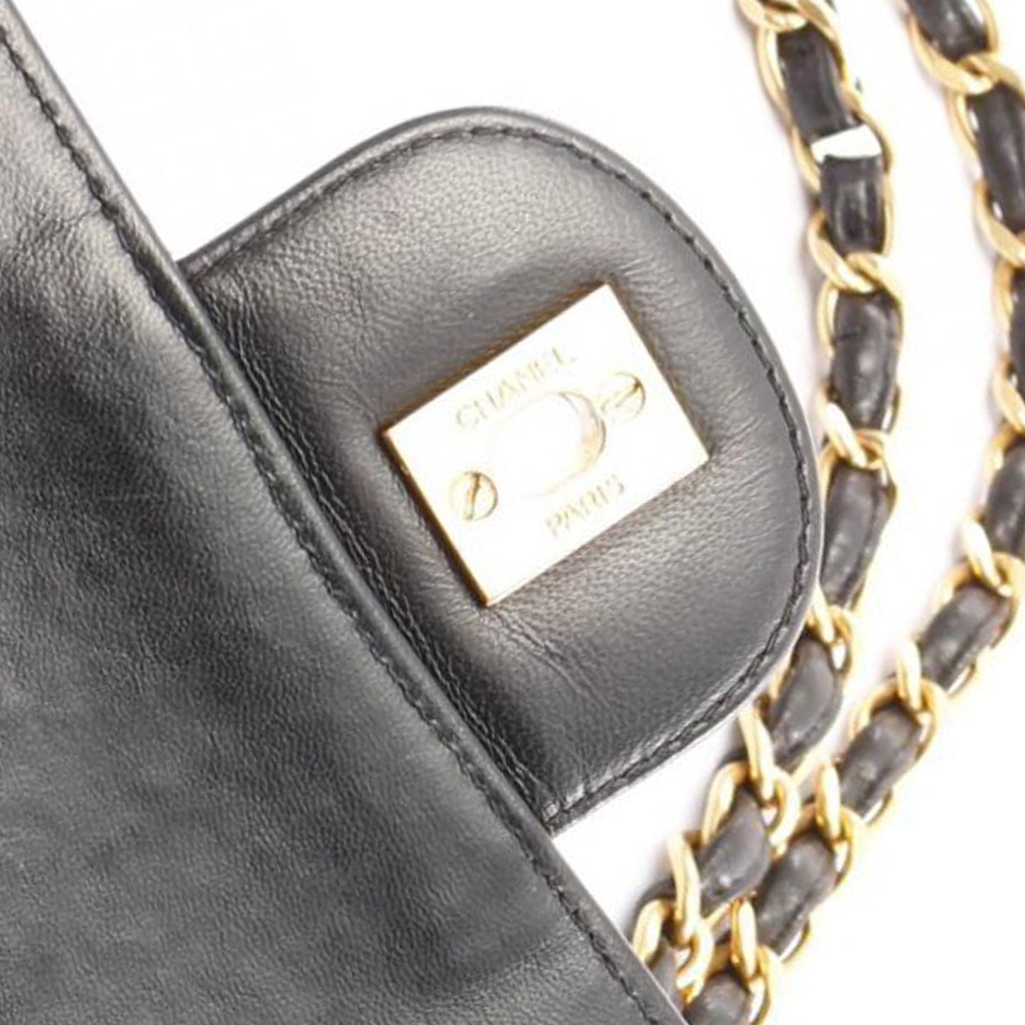 Chanel Jumbo Classic Lambskin Single Flap Black