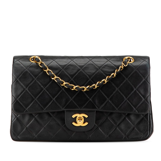 Chanel Medium Classic Lambskin Double Flap Black