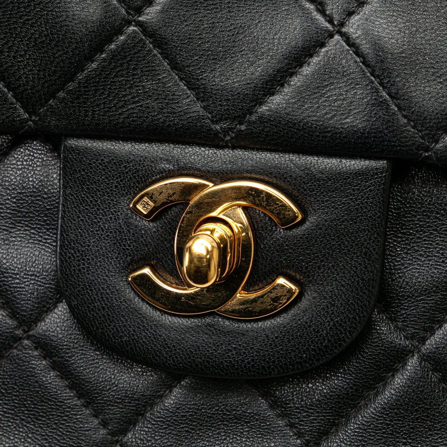Chanel Medium Classic Lambskin Double Flap Black