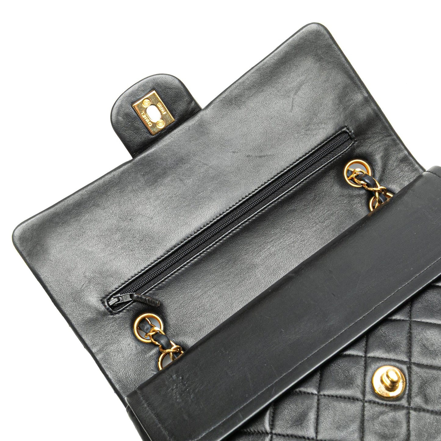 Chanel Medium Classic Lambskin Double Flap Black