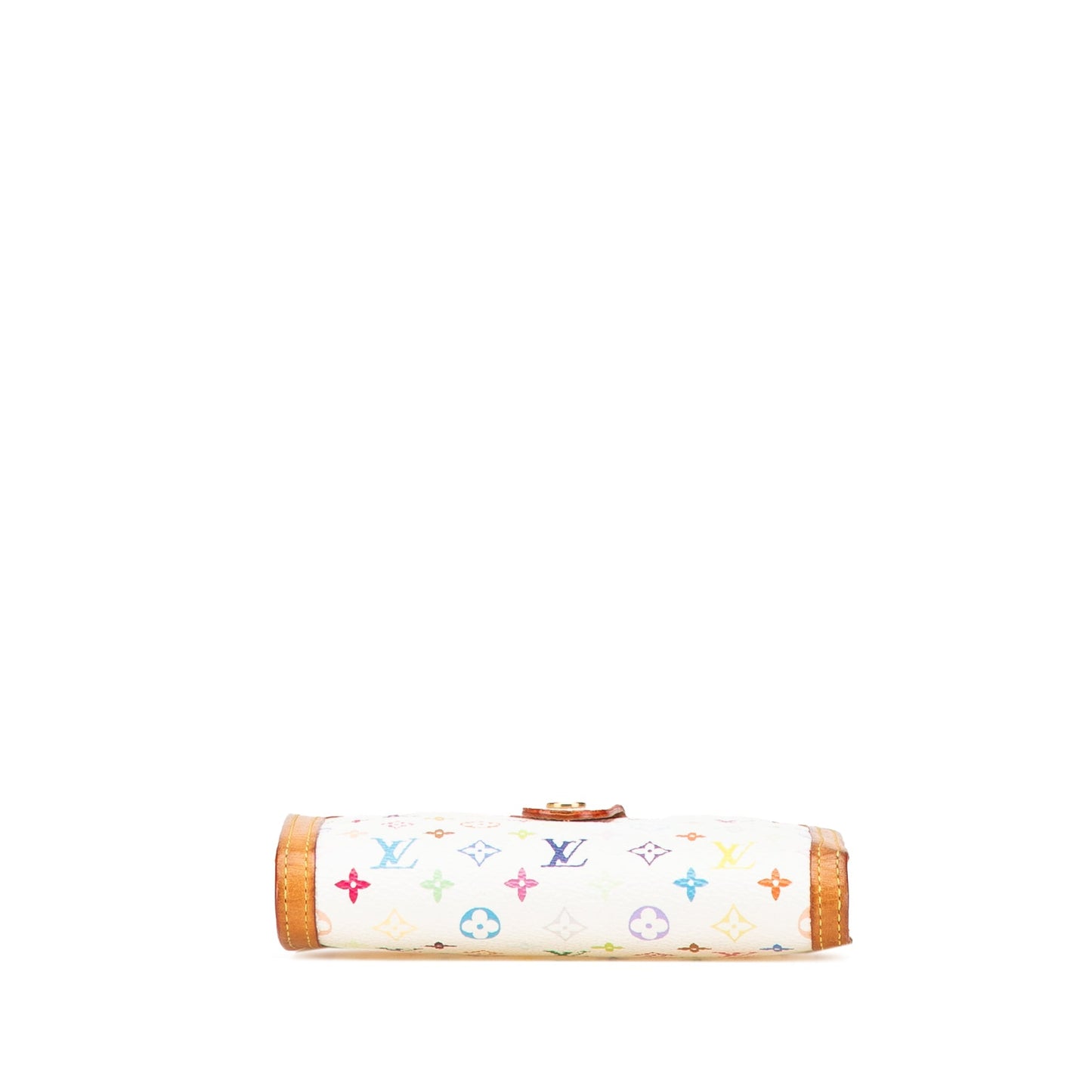 Louis Vuitton Monogram Multicolore Viennois Continental Wallet White