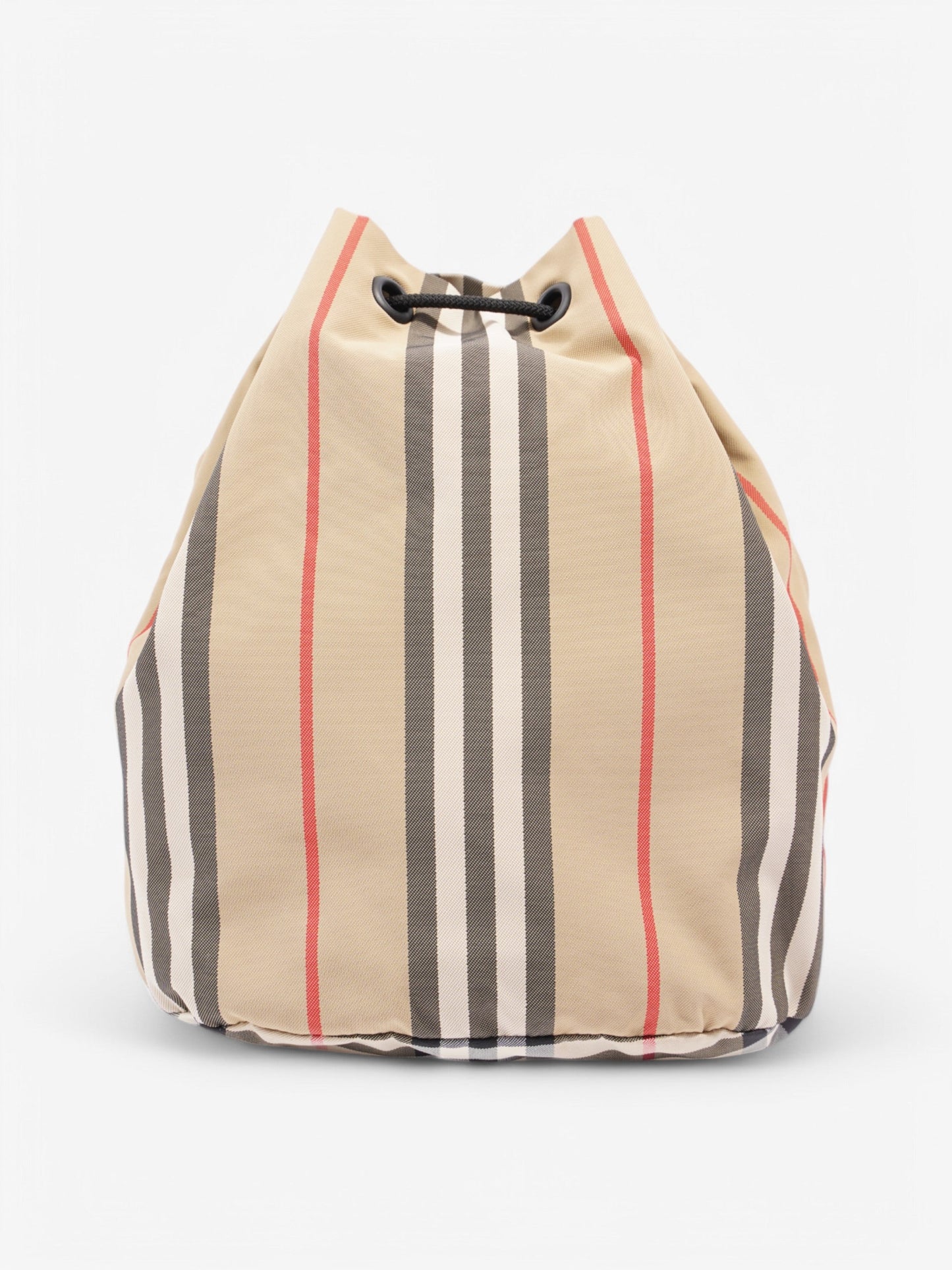 Burberry Icon stripe drawcord pouch Monogram Nylon 44105