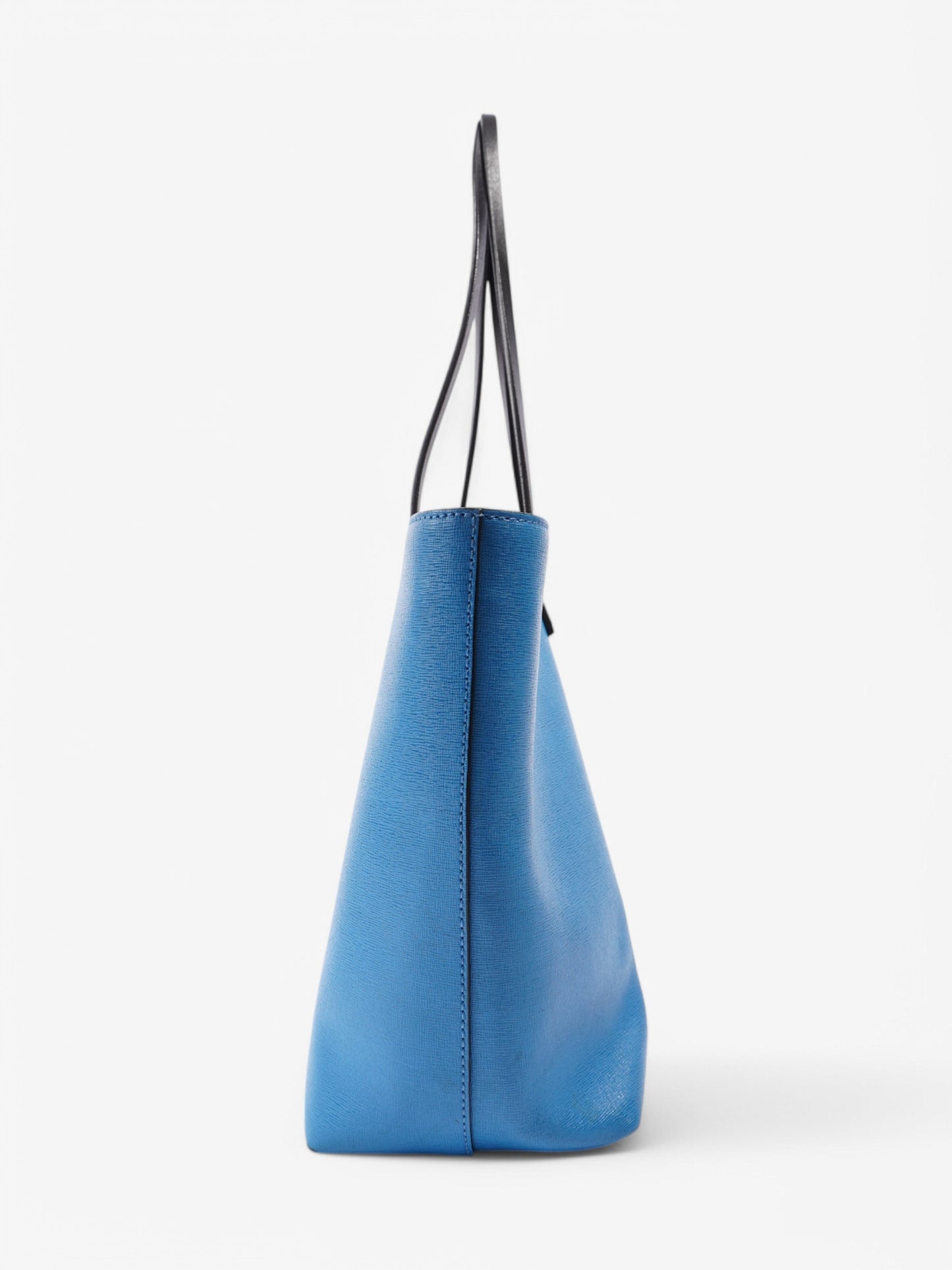 Fendi Monster Tote Blue Leather