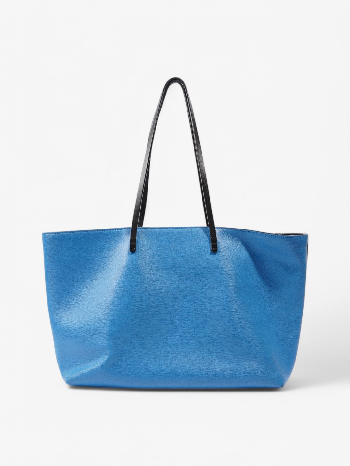 Fendi Monster Tote Blue Leather