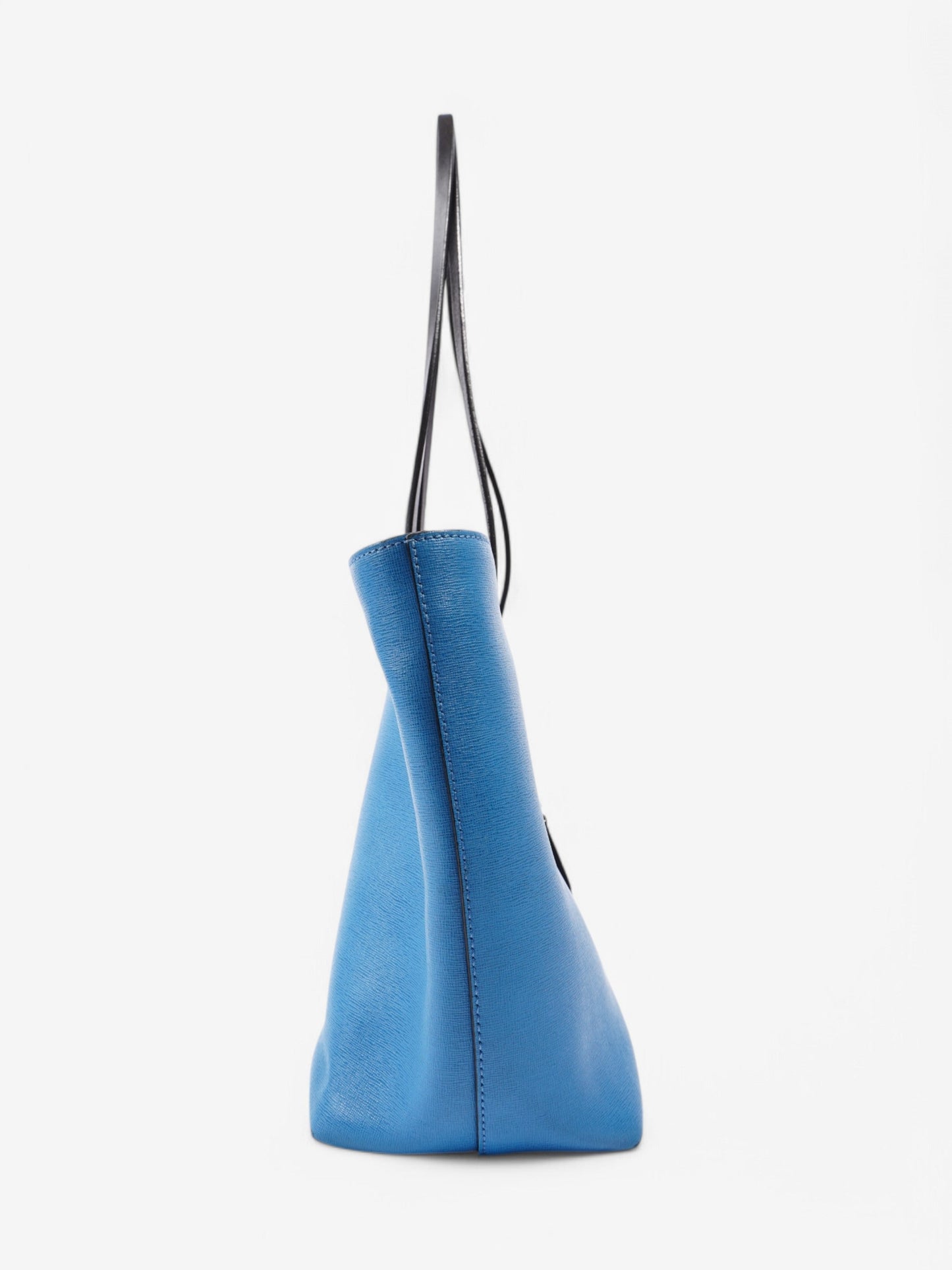 Fendi Monster Tote Blue Leather