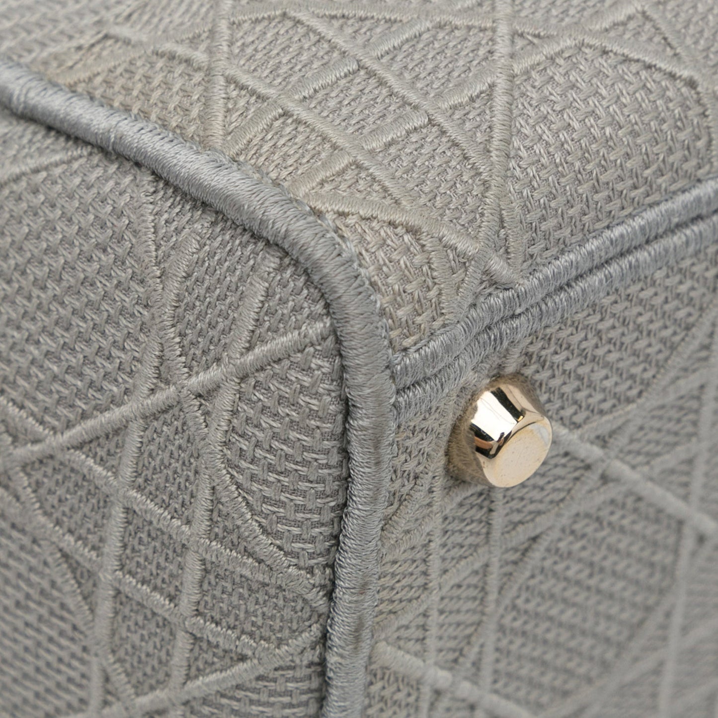 Dior Medium Canvas Cannage Lady D Lite Gray