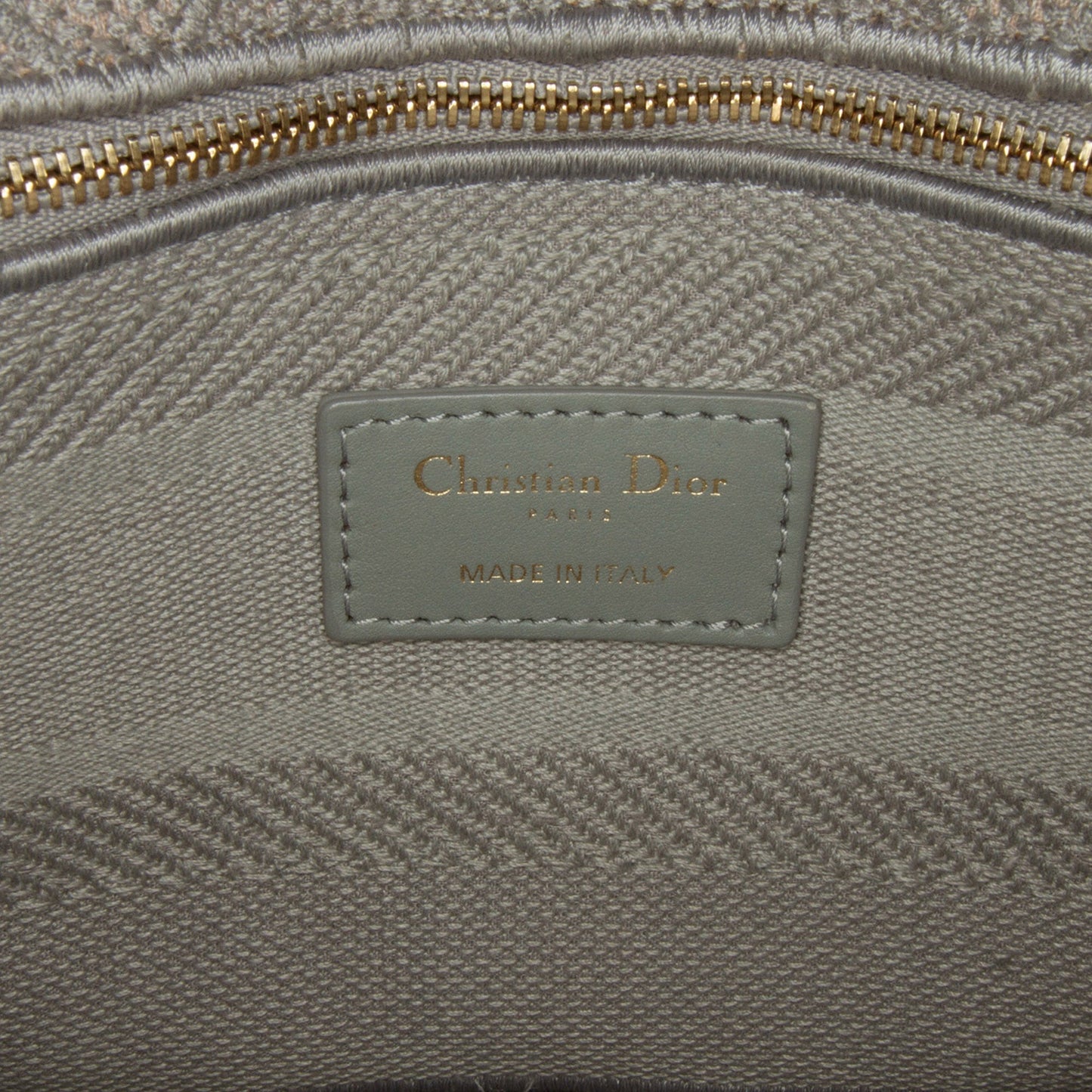 Dior Medium Canvas Cannage Lady D Lite Gray
