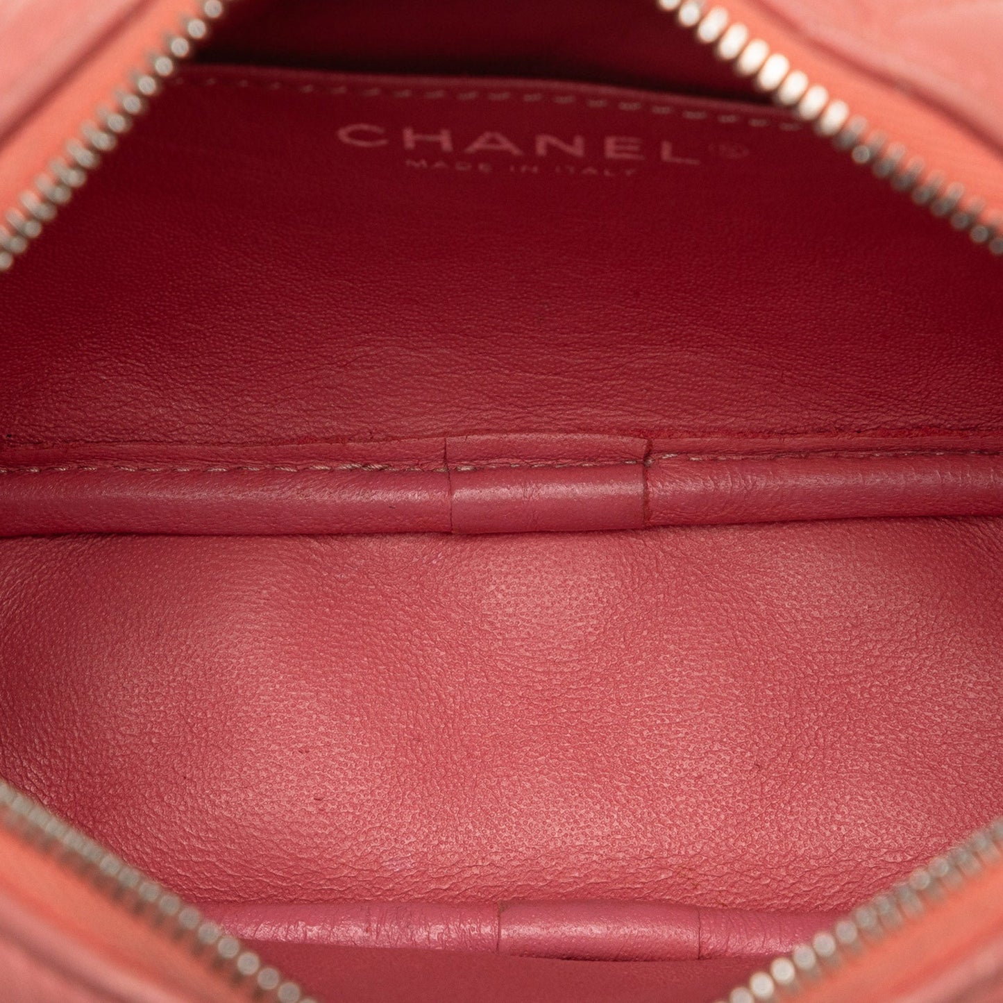 Chanel Mini Lambskin Camera Case Pink