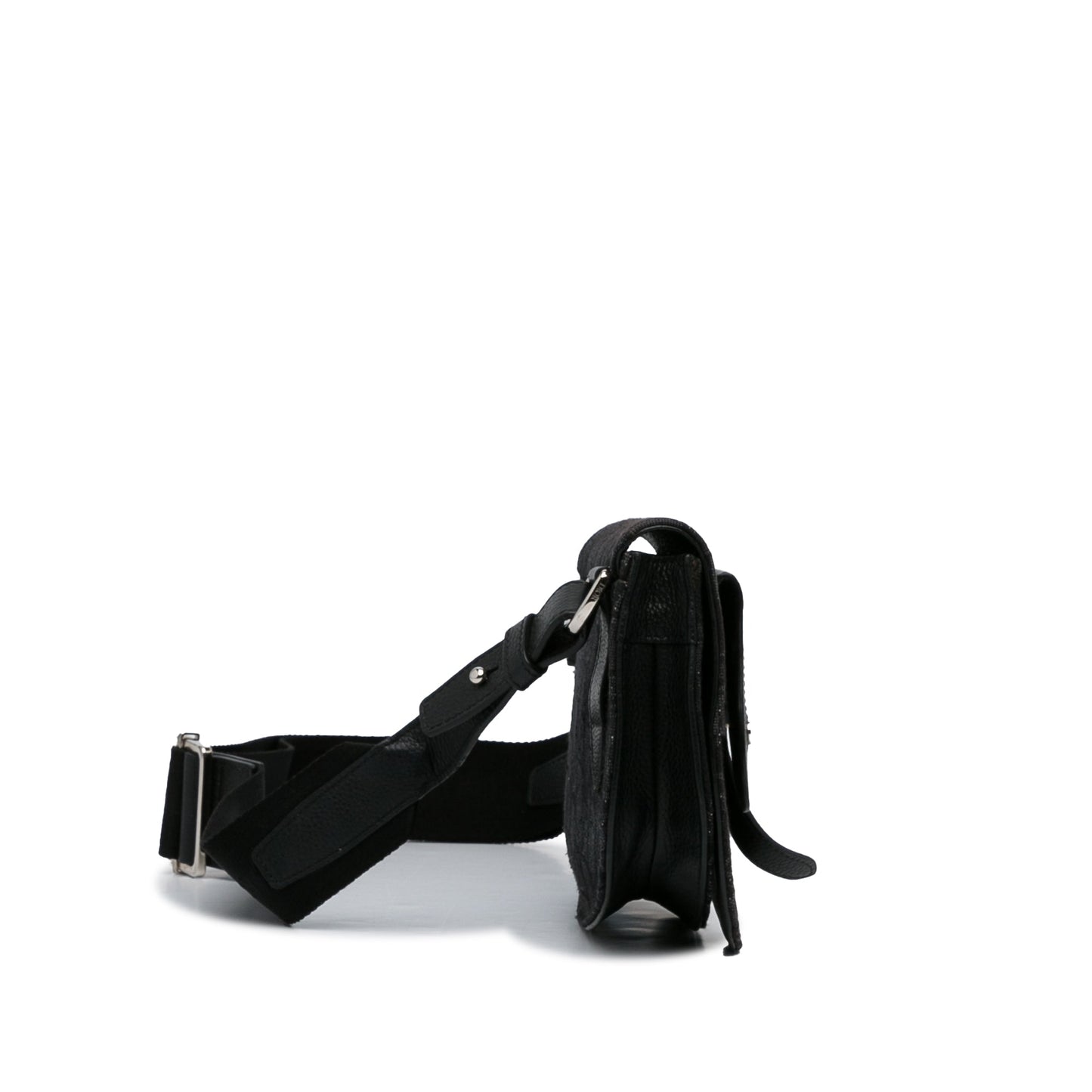 Dior Oblique Canvas Saddle Messenger Bag Black