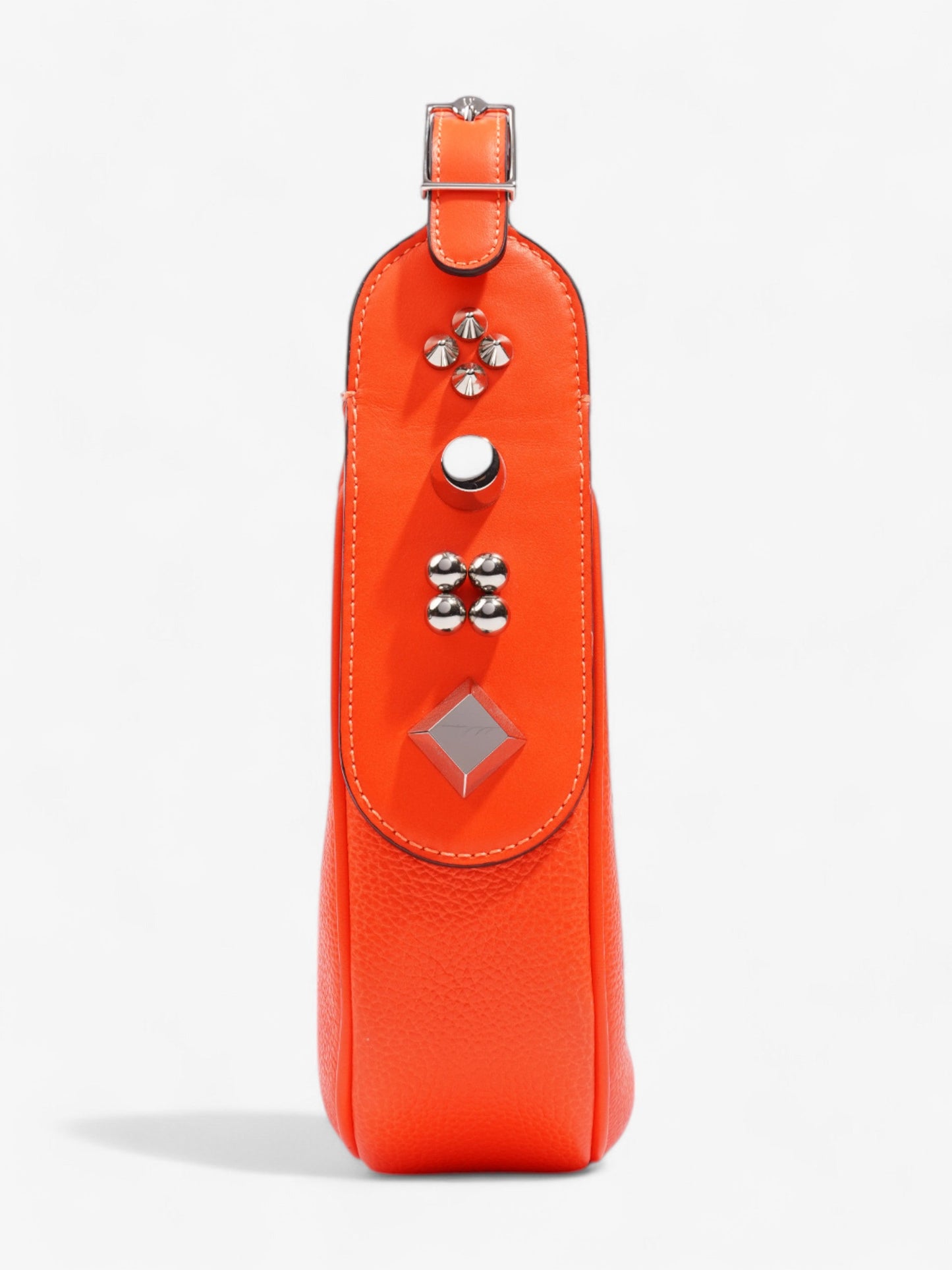 Christian Louboutin Carasky Neon Orange Leather Mini
