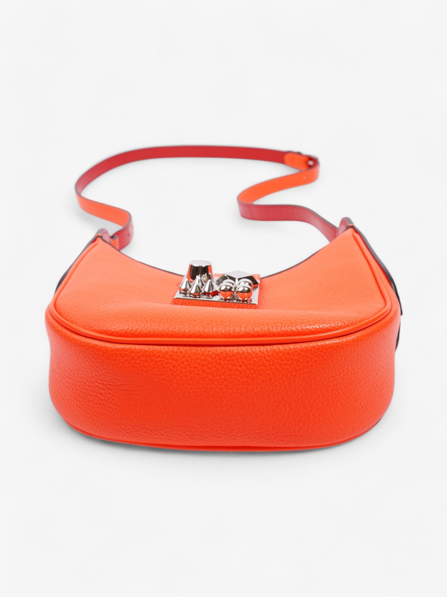 Christian Louboutin Carasky Neon Orange Leather Mini