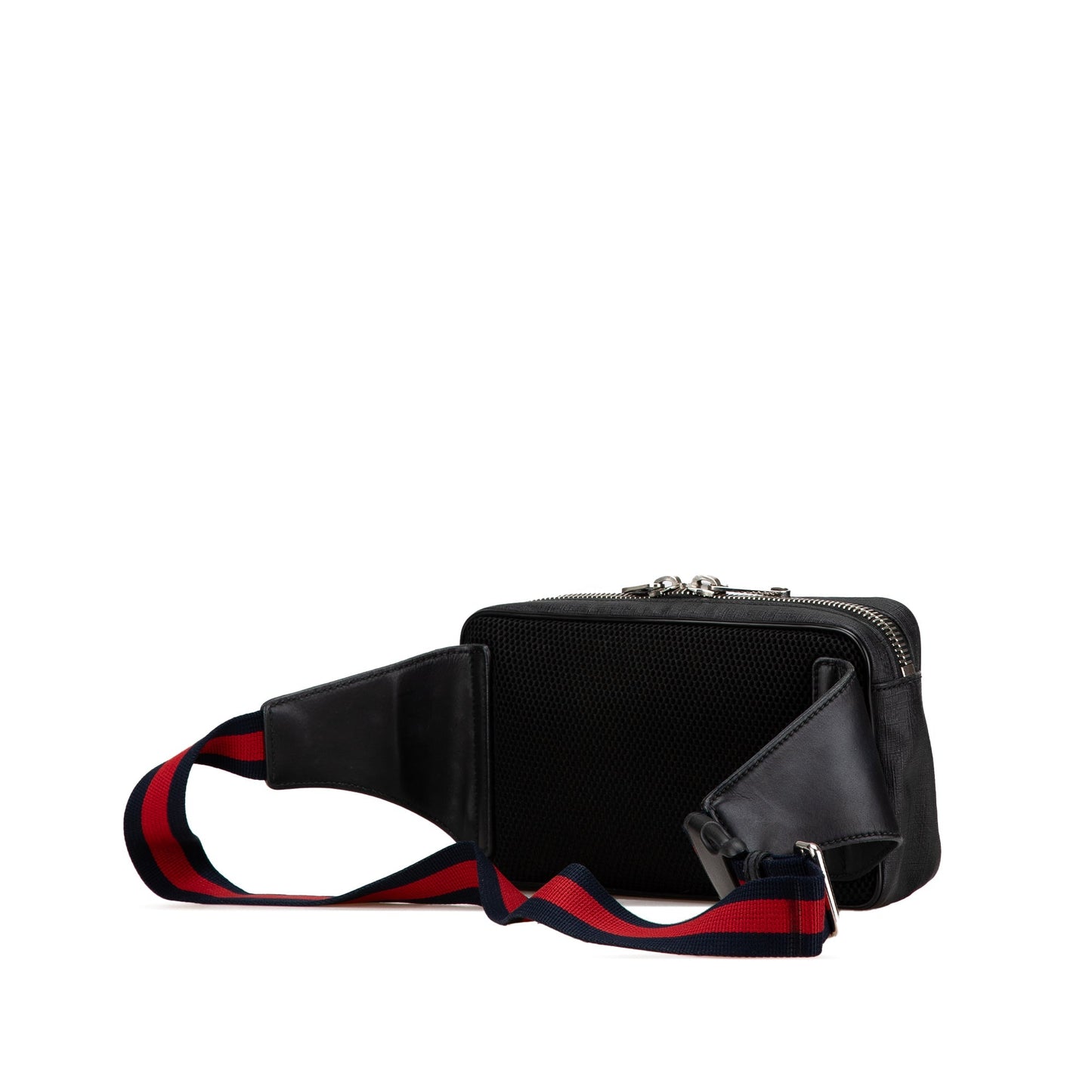 Gucci GG Supreme Web Night Courrier Belt Bag Black