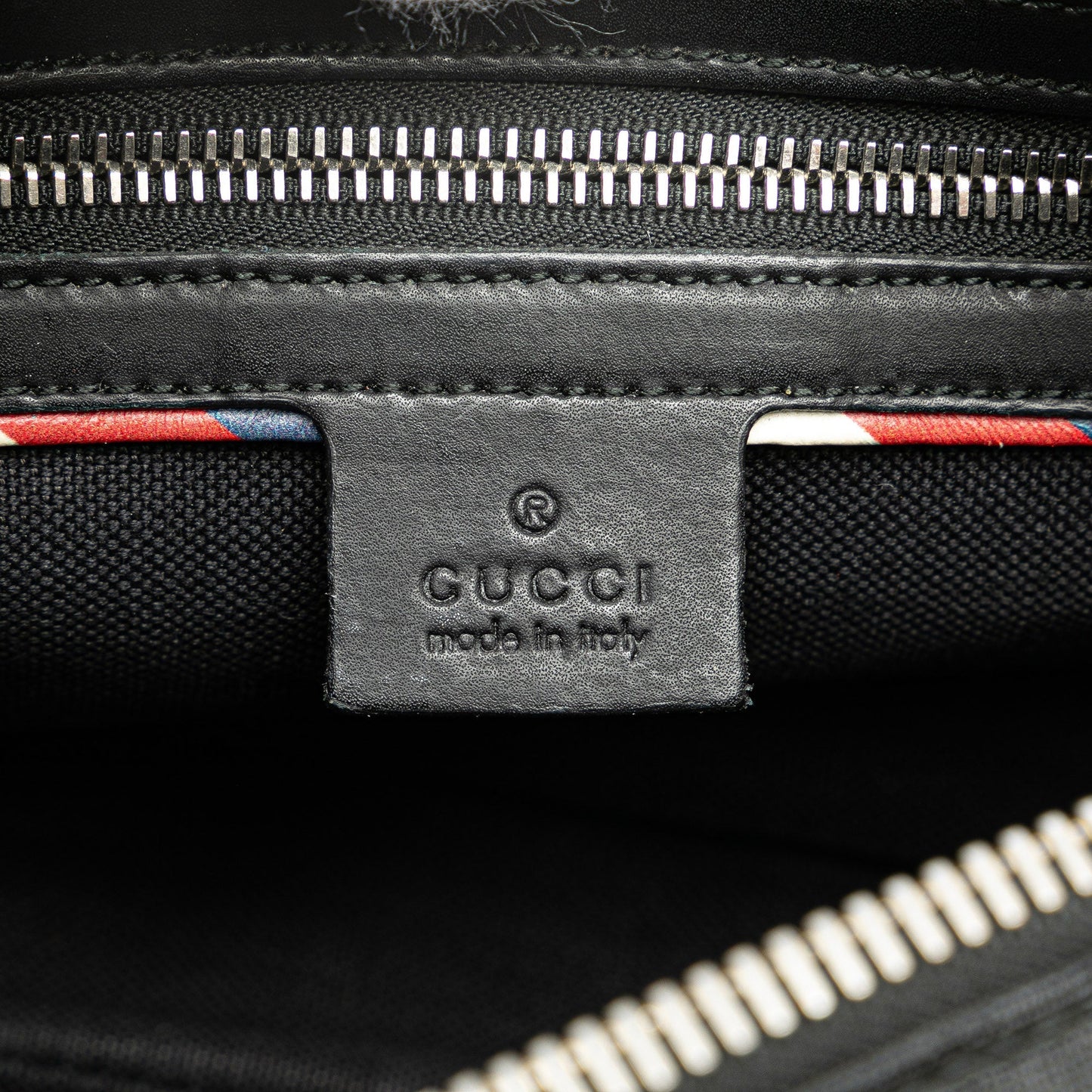 Gucci GG Supreme Web Night Courrier Belt Bag Black