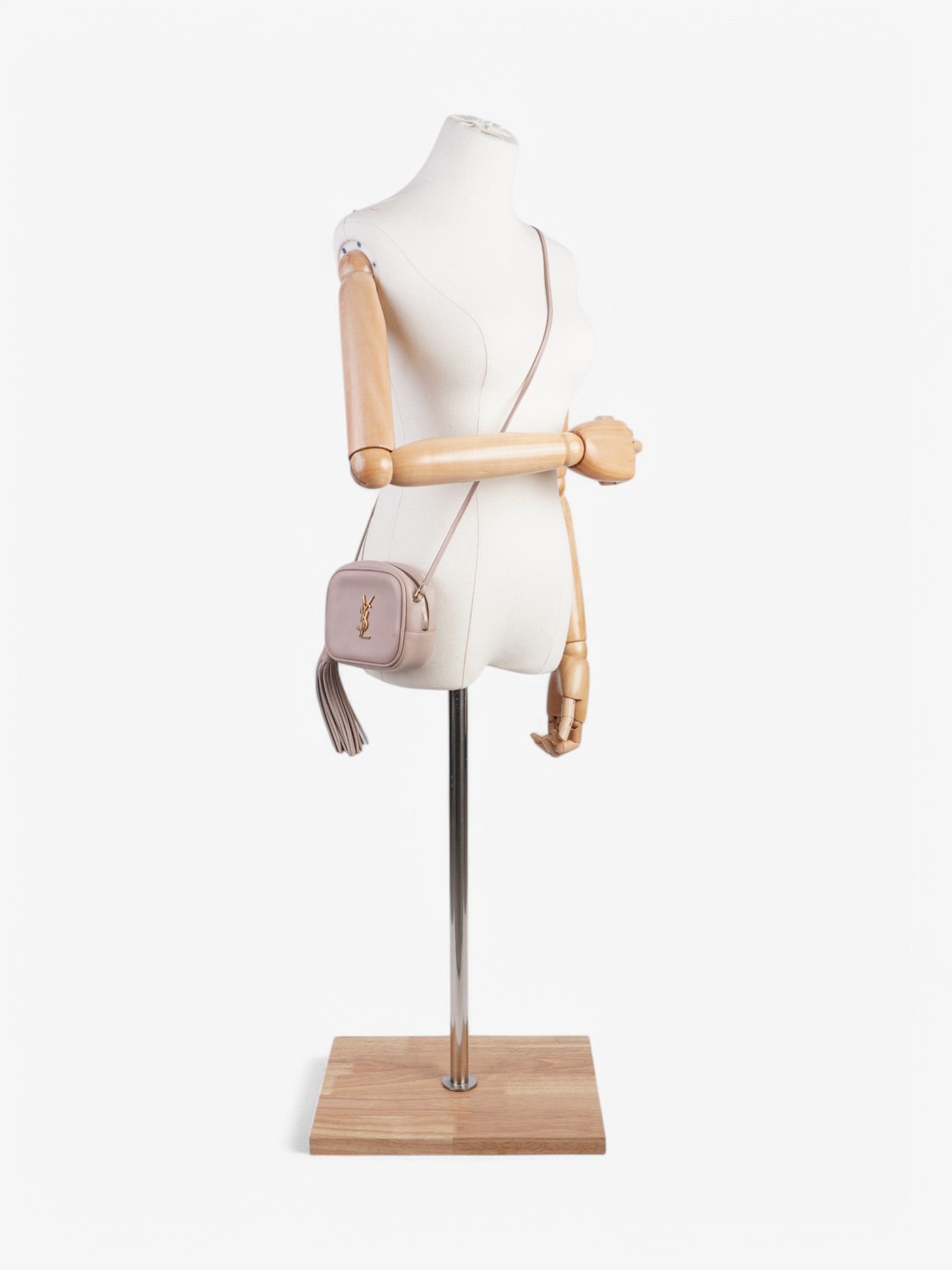 Saint Laurent Blogger Crossbody Bag Nude Leather