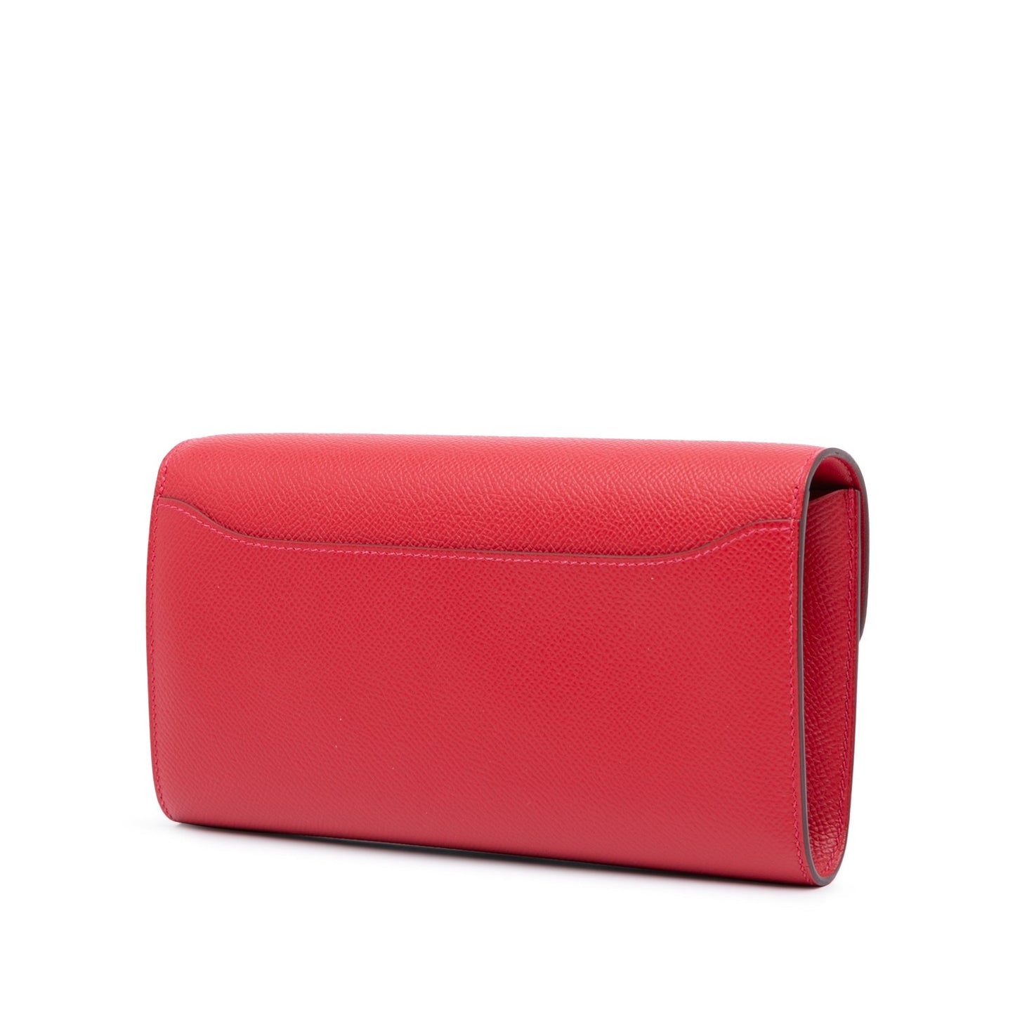 Hermès Epsom Constance Long To Go Wallet Red