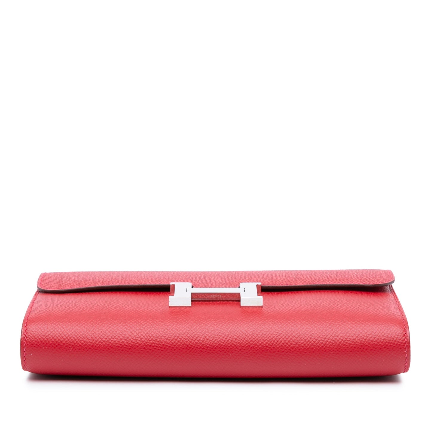 Hermès Epsom Constance Long To Go Wallet Red