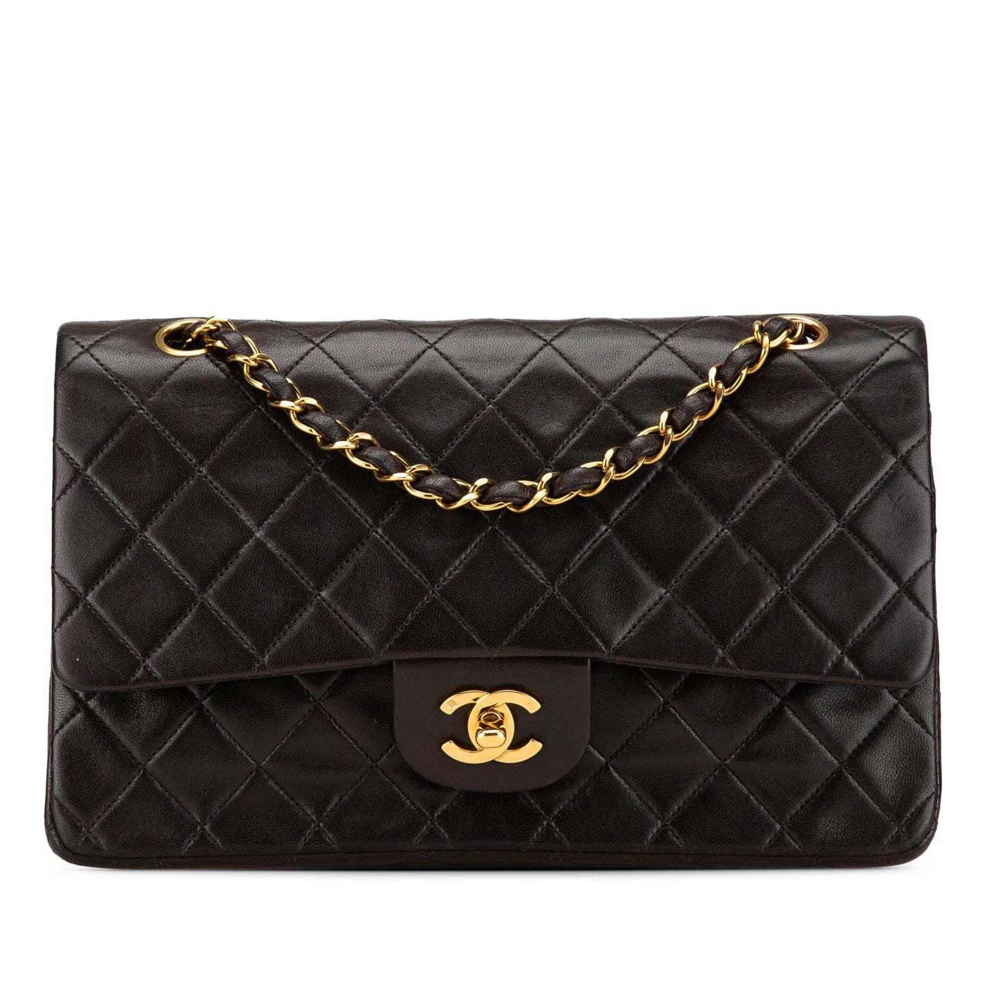 Chanel Medium Classic Lambskin Double Flap Black