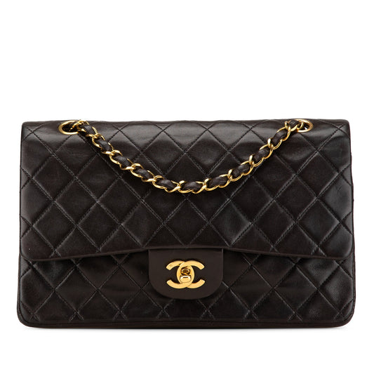 Chanel Medium Classic Lambskin Double Flap Black