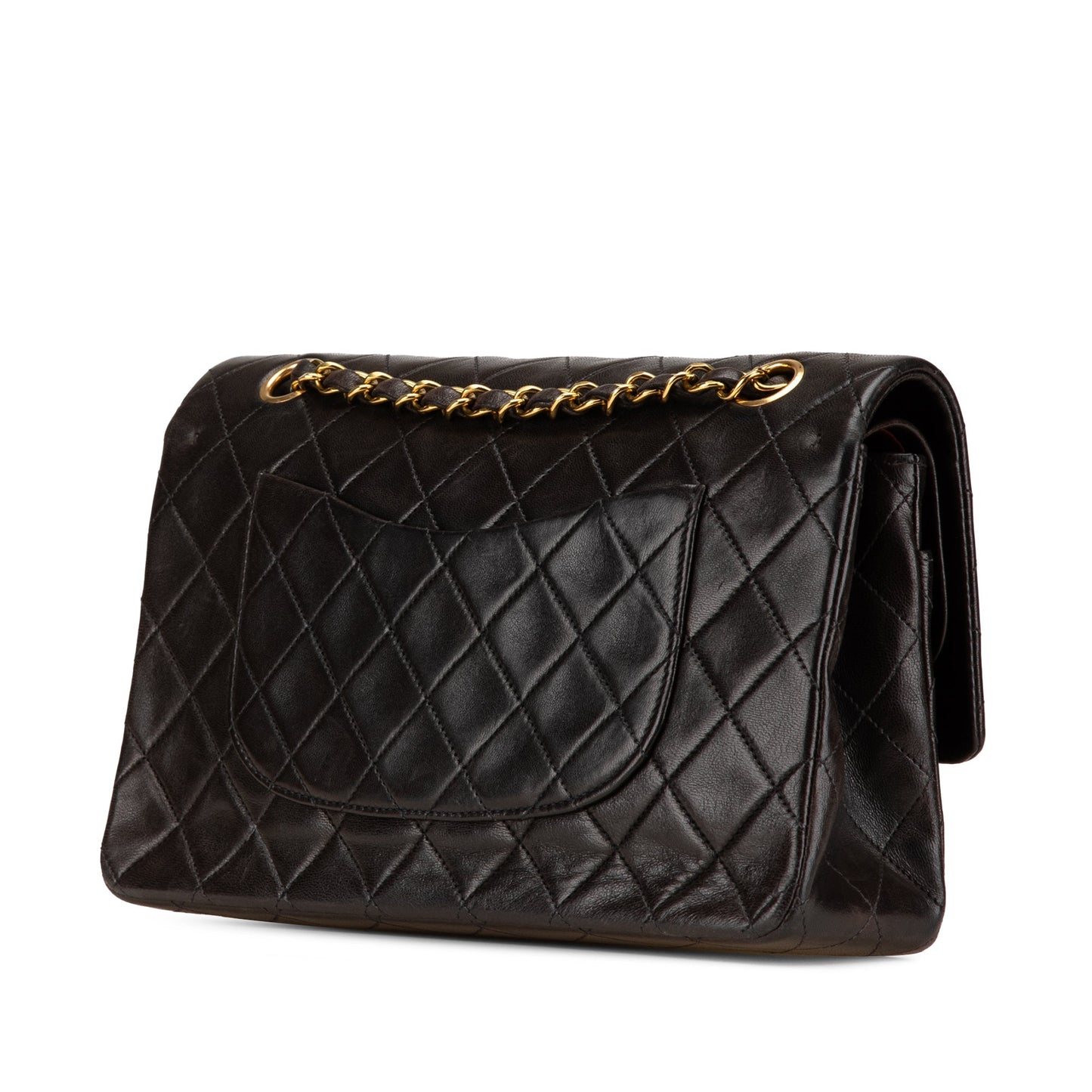 Chanel Medium Classic Lambskin Double Flap Black
