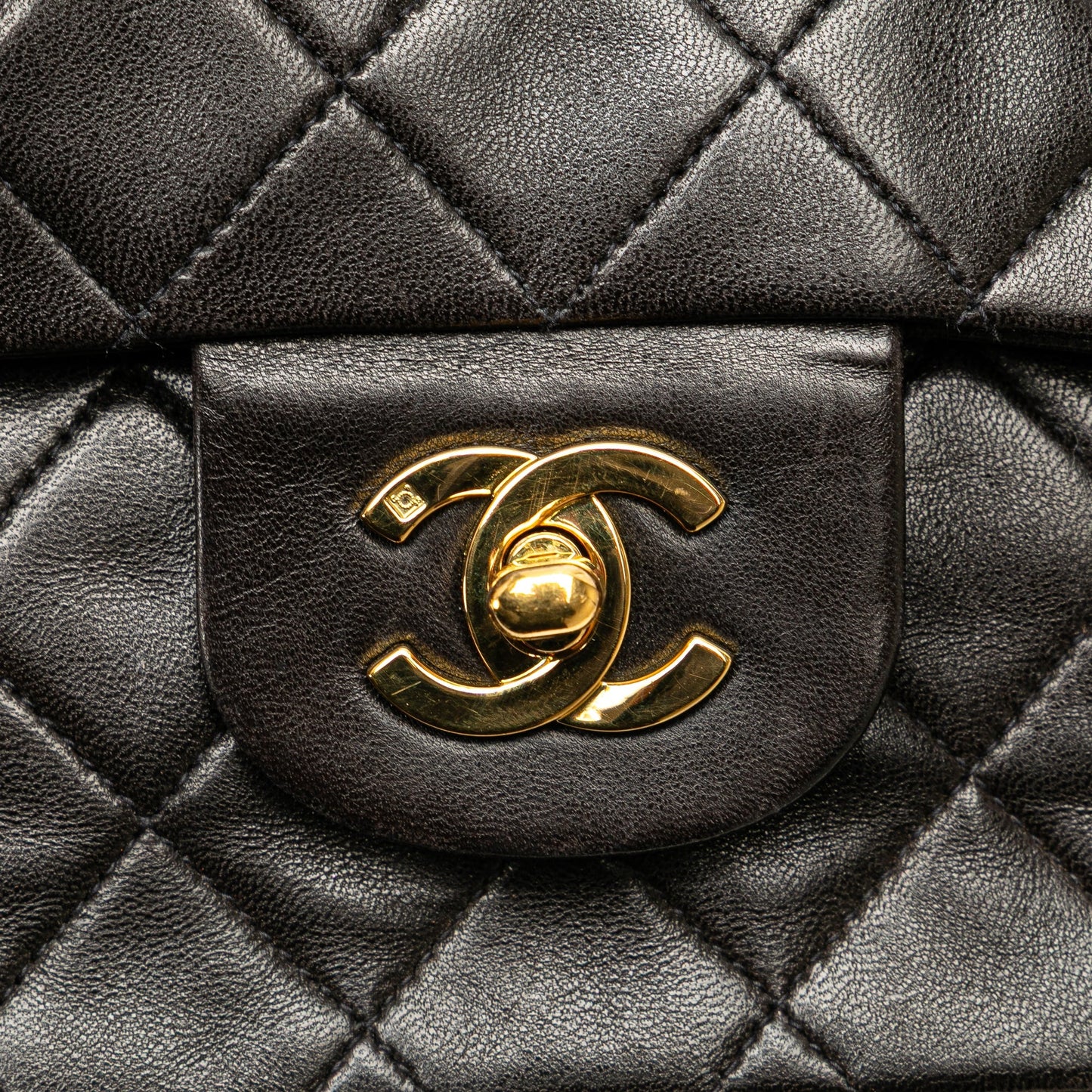 Chanel Medium Classic Lambskin Double Flap Black