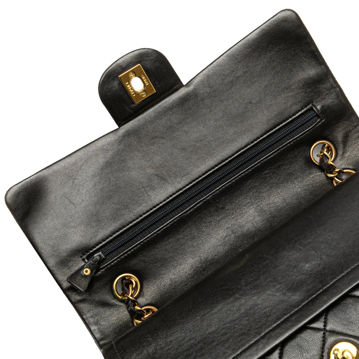 Chanel Medium Classic Lambskin Double Flap Black
