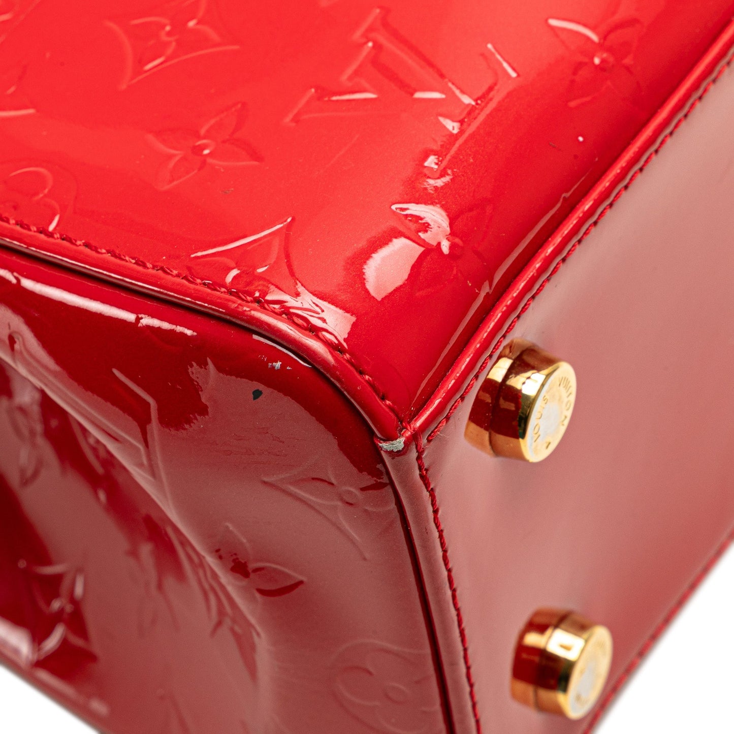 Louis Vuitton Monogram Vernis Brea MM Red