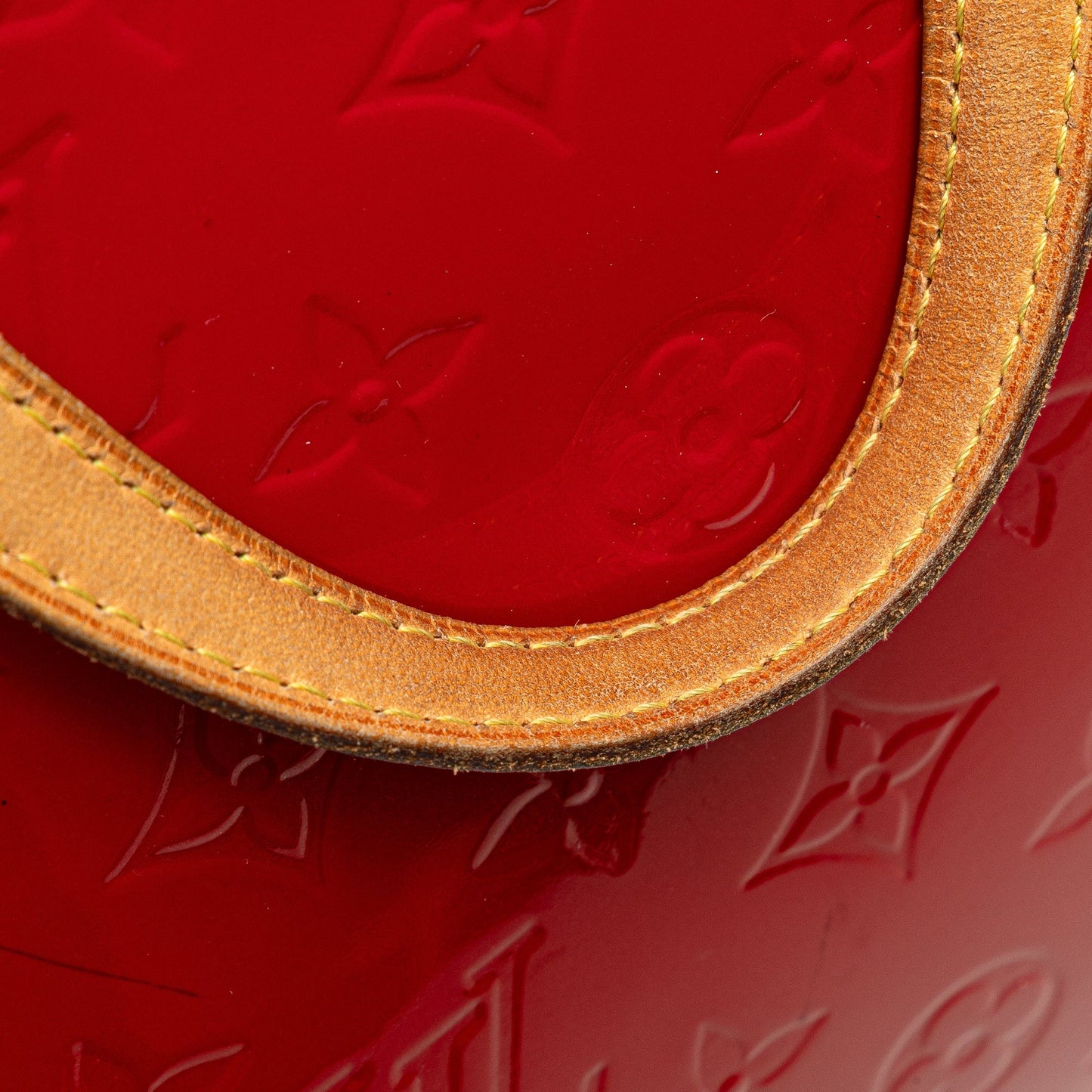 Louis Vuitton Monogram Vernis Brea MM Red