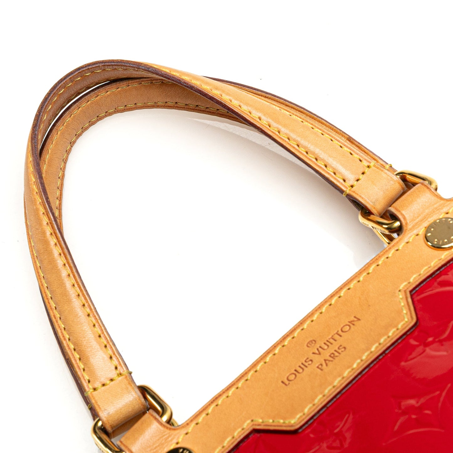 Louis Vuitton Monogram Vernis Brea MM Red