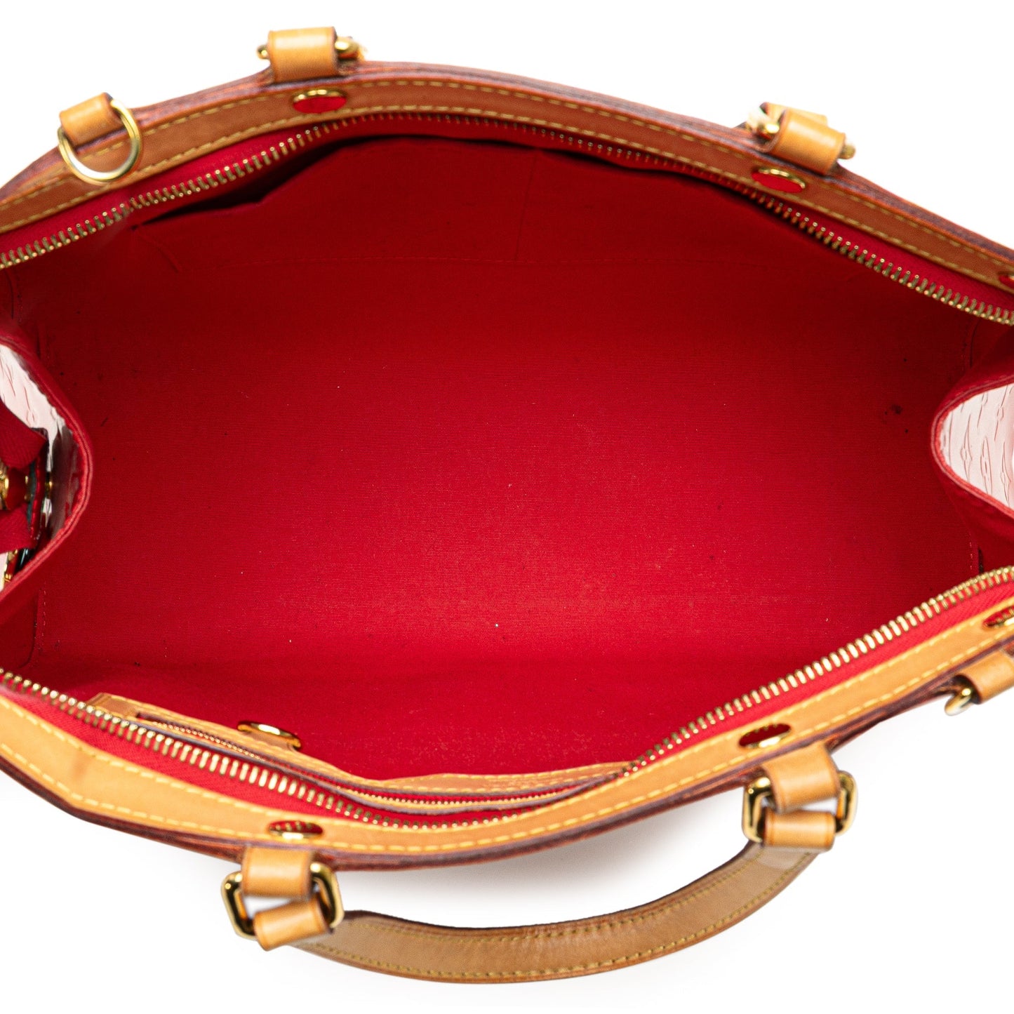 Louis Vuitton Monogram Vernis Brea MM Red