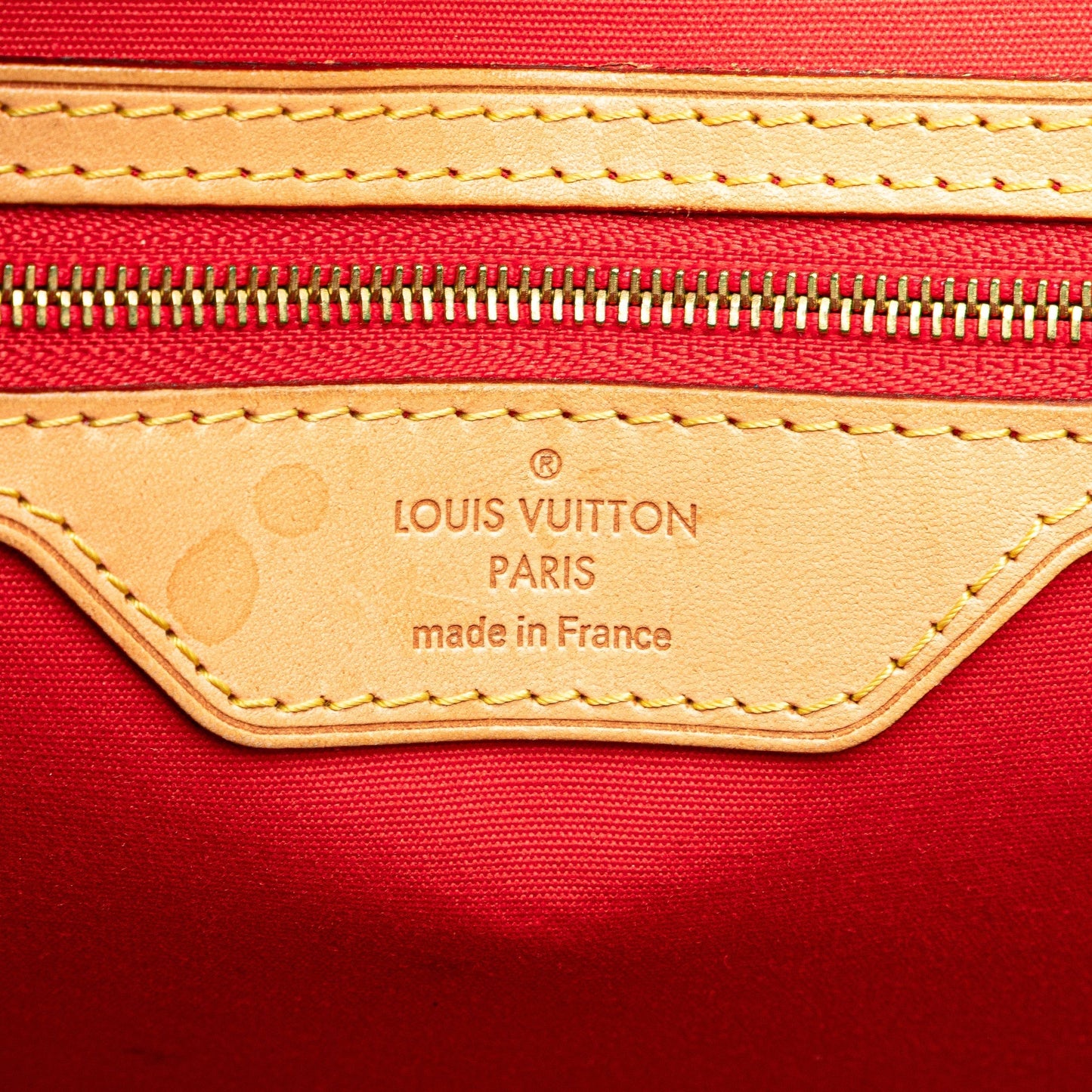 Louis Vuitton Monogram Vernis Brea MM Red