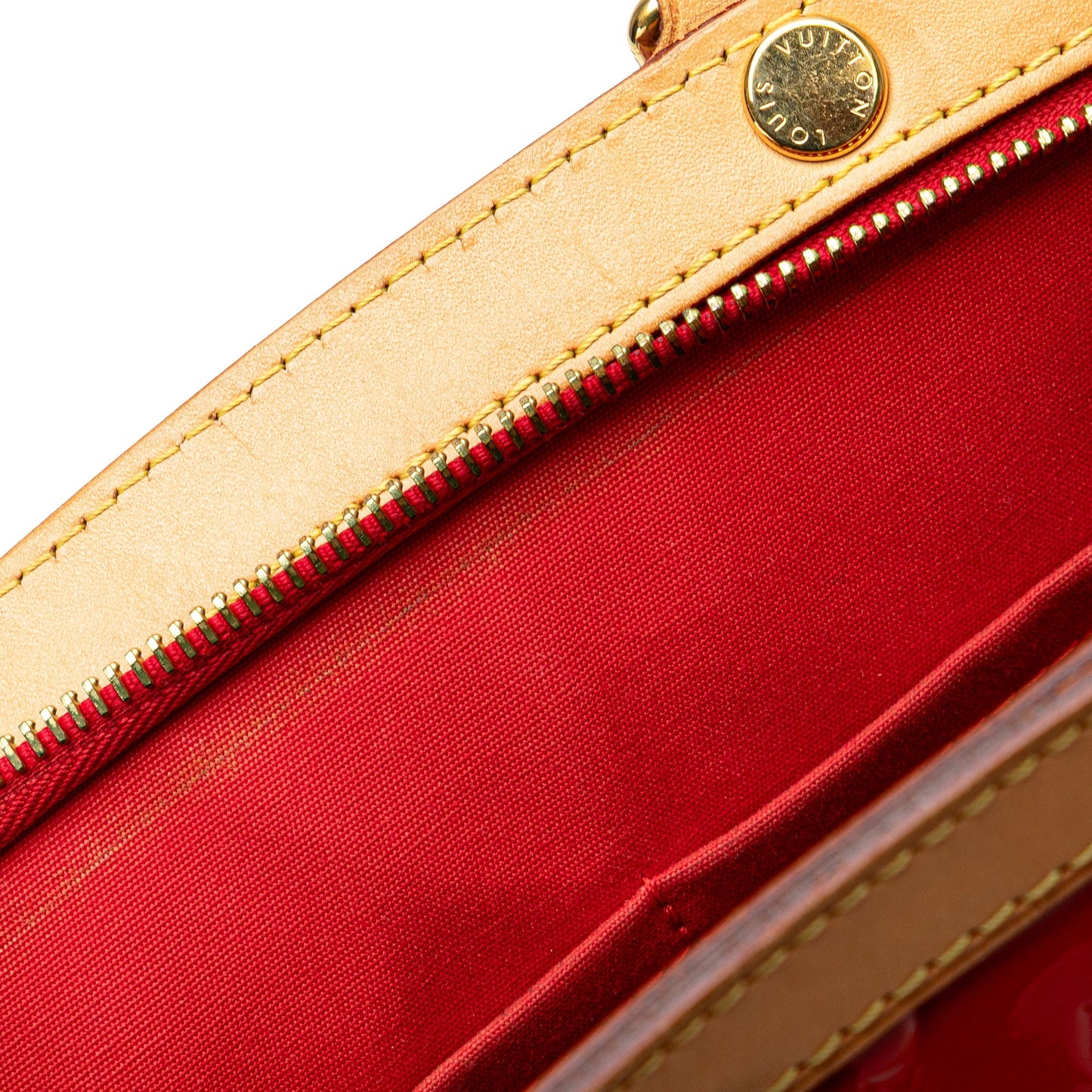 Louis Vuitton Monogram Vernis Brea MM Red