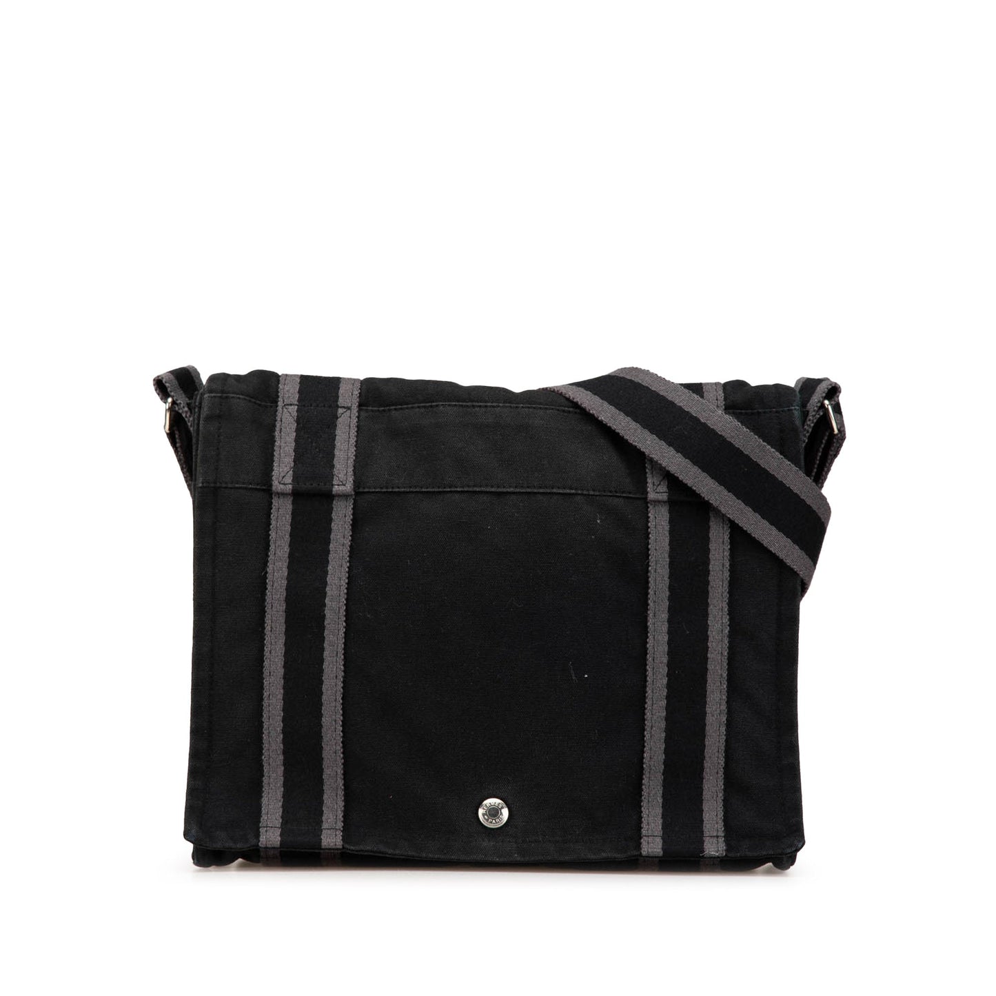 Hermès Canvas Fourre Tout Besace PM Black