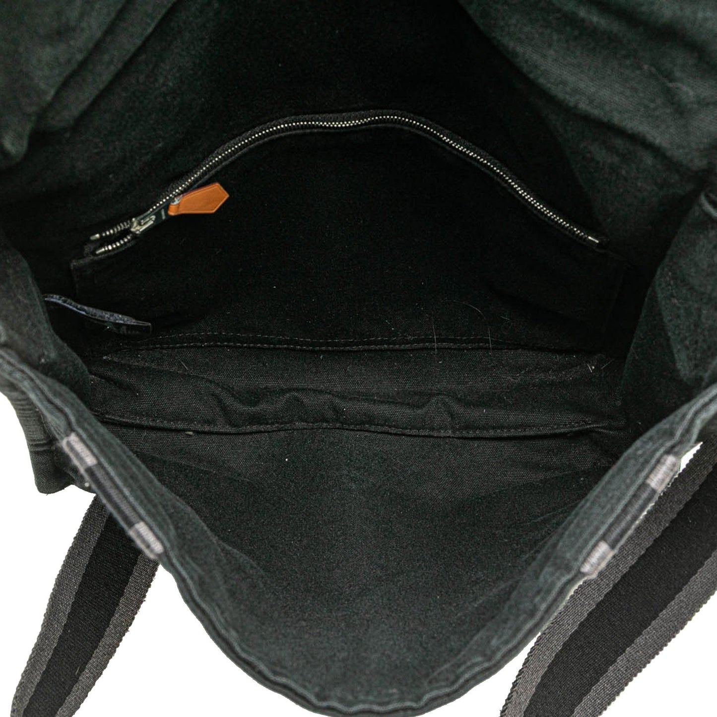 Hermès Canvas Fourre Tout Besace PM Black