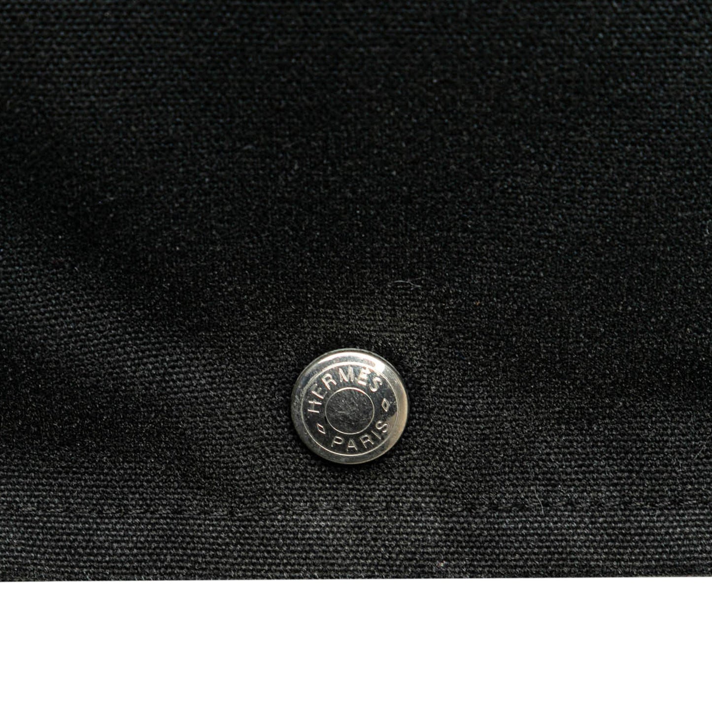 Hermès Canvas Fourre Tout Besace PM Black