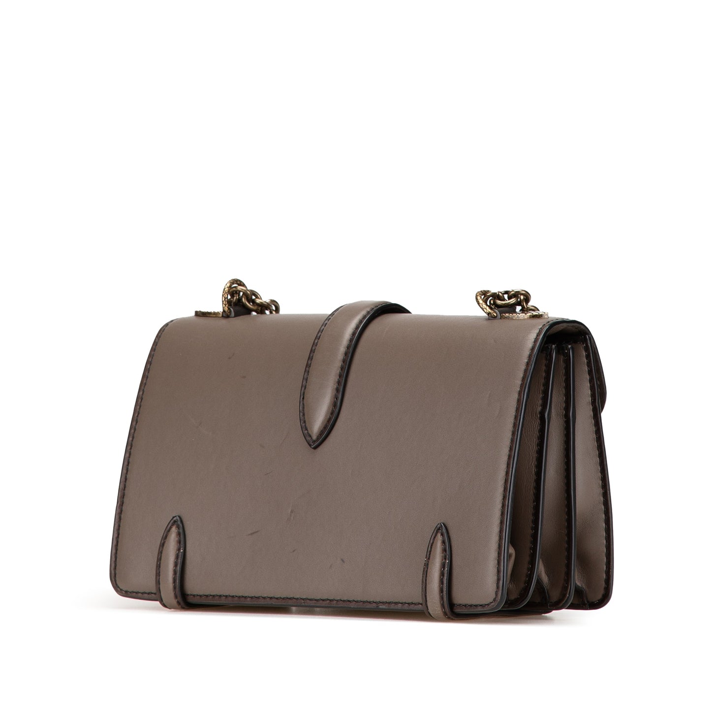Bottega Veneta French Calf City Knot Shoulder Bag Brown