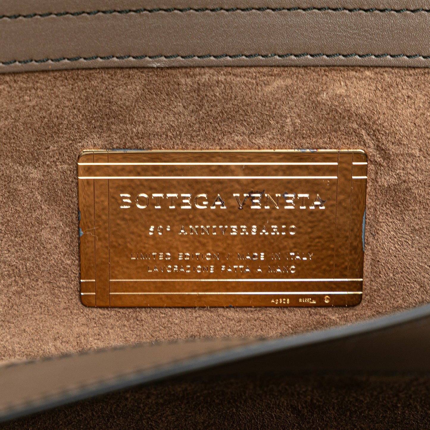 Bottega Veneta French Calf City Knot Shoulder Bag Brown