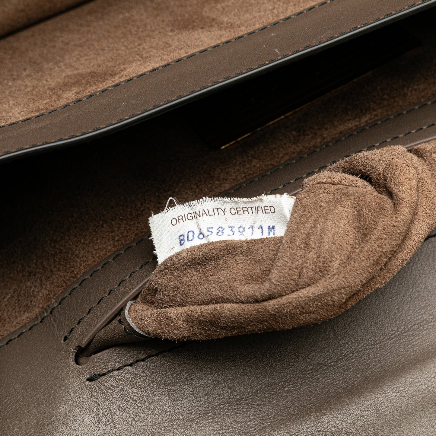 Bottega Veneta French Calf City Knot Shoulder Bag Brown