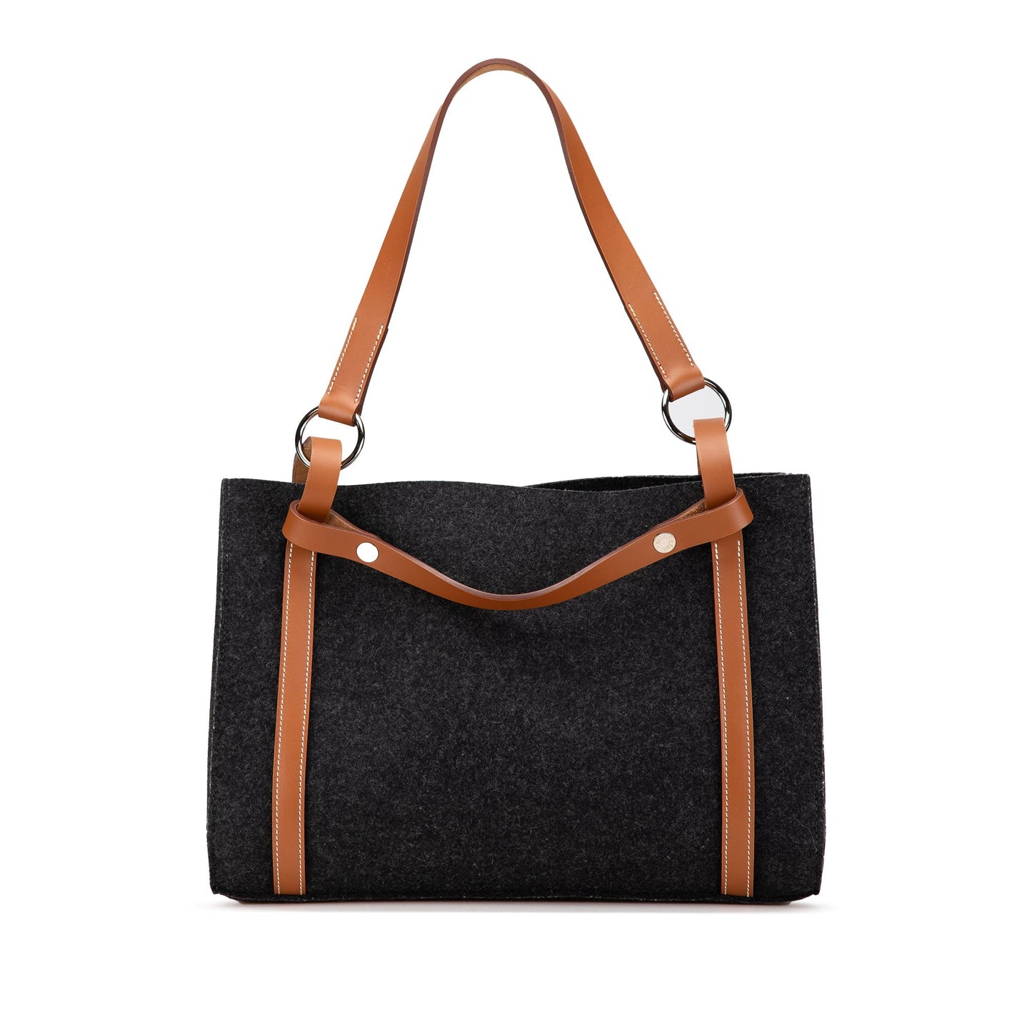Hermès Felt and Vache Hunter Cabalicol Gray