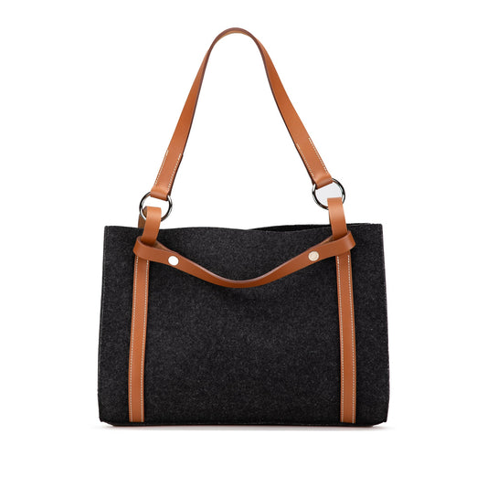 Hermès Felt and Vache Hunter Cabalicol Gray