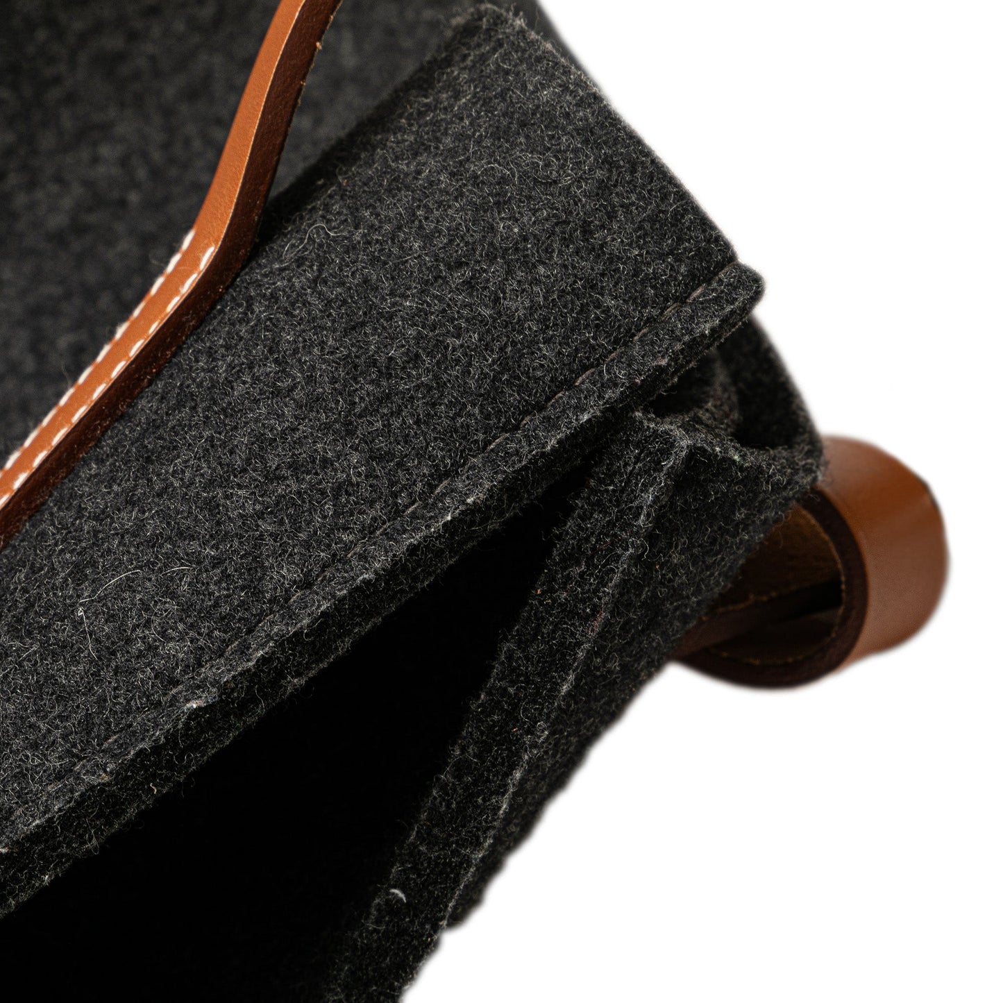 Hermès Felt and Vache Hunter Cabalicol Gray